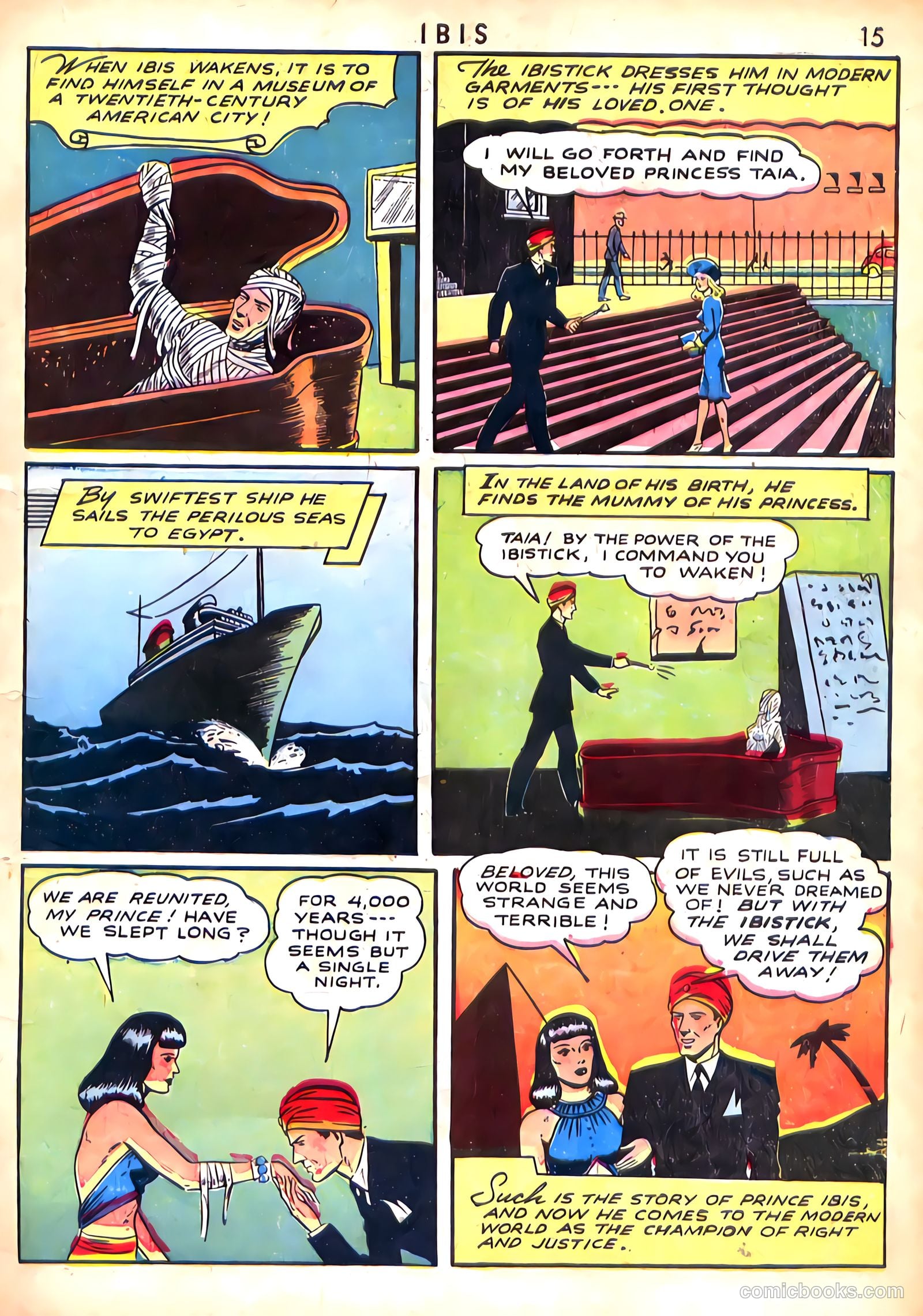 Ibis the Invincible #1 (1942, L. Miller & Son) — page 15 of 68