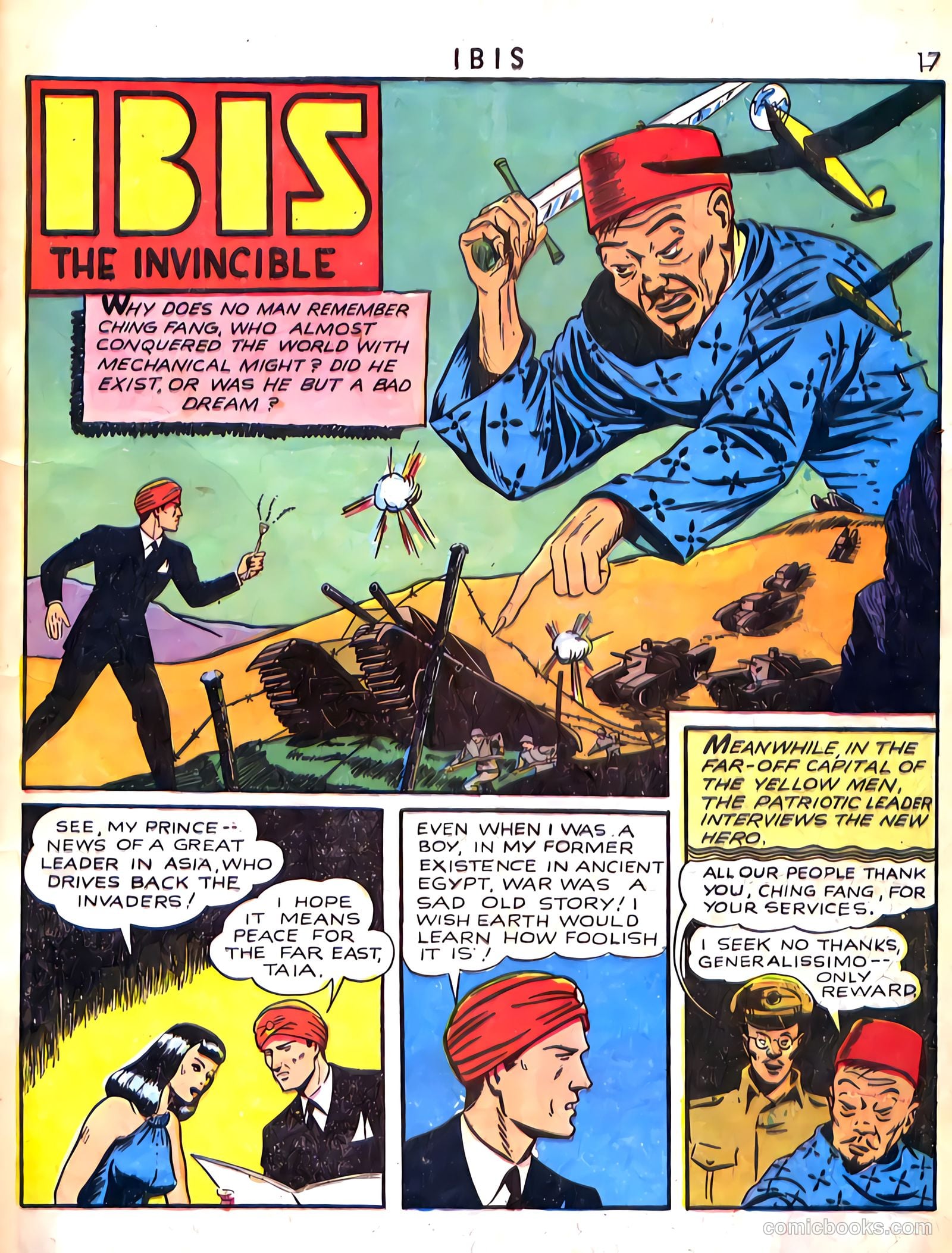 Ibis the Invincible #1 (1942, L. Miller & Son) — page 17 of 68