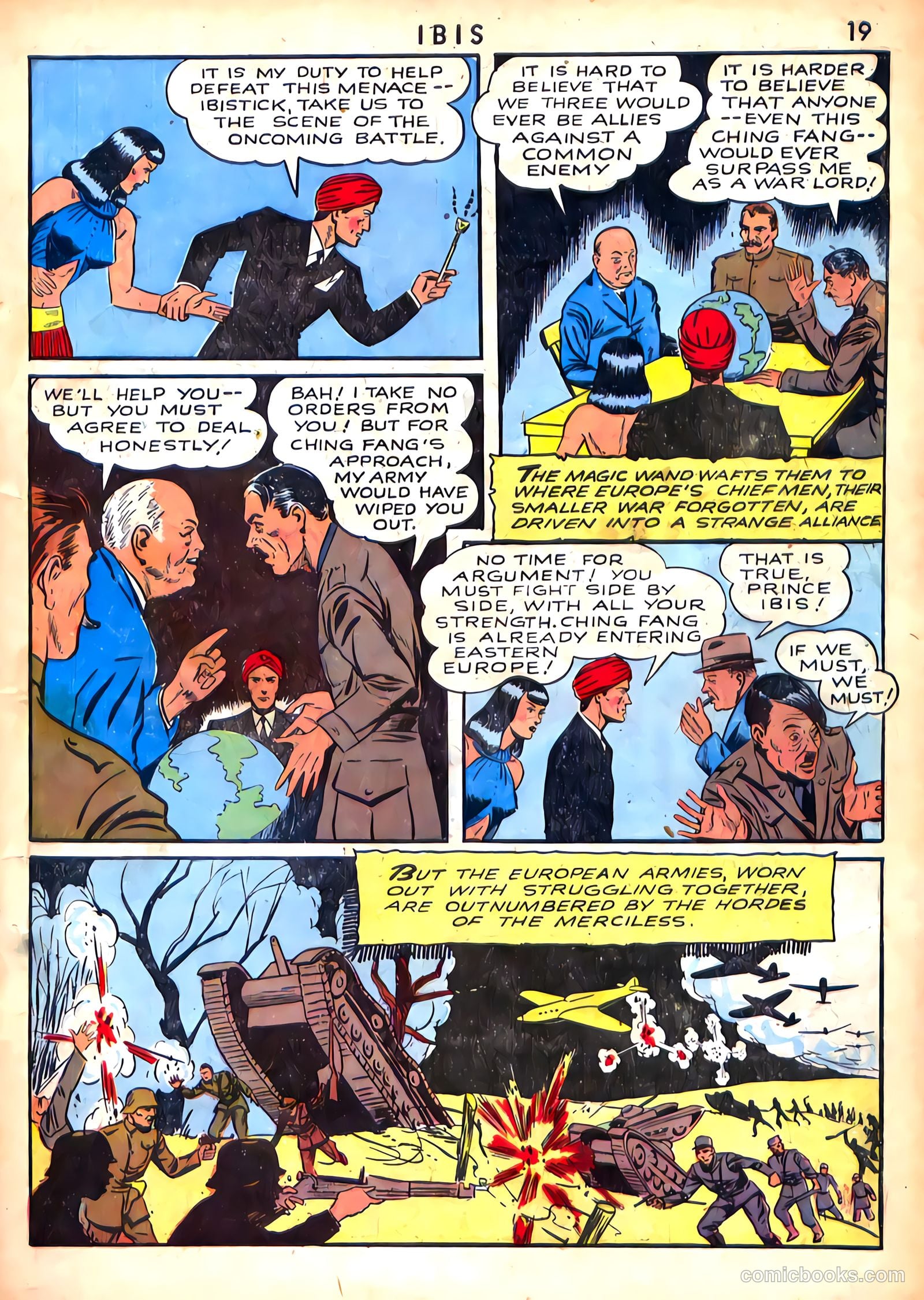 Ibis the Invincible #1 (1942, L. Miller & Son) — page 19 of 68