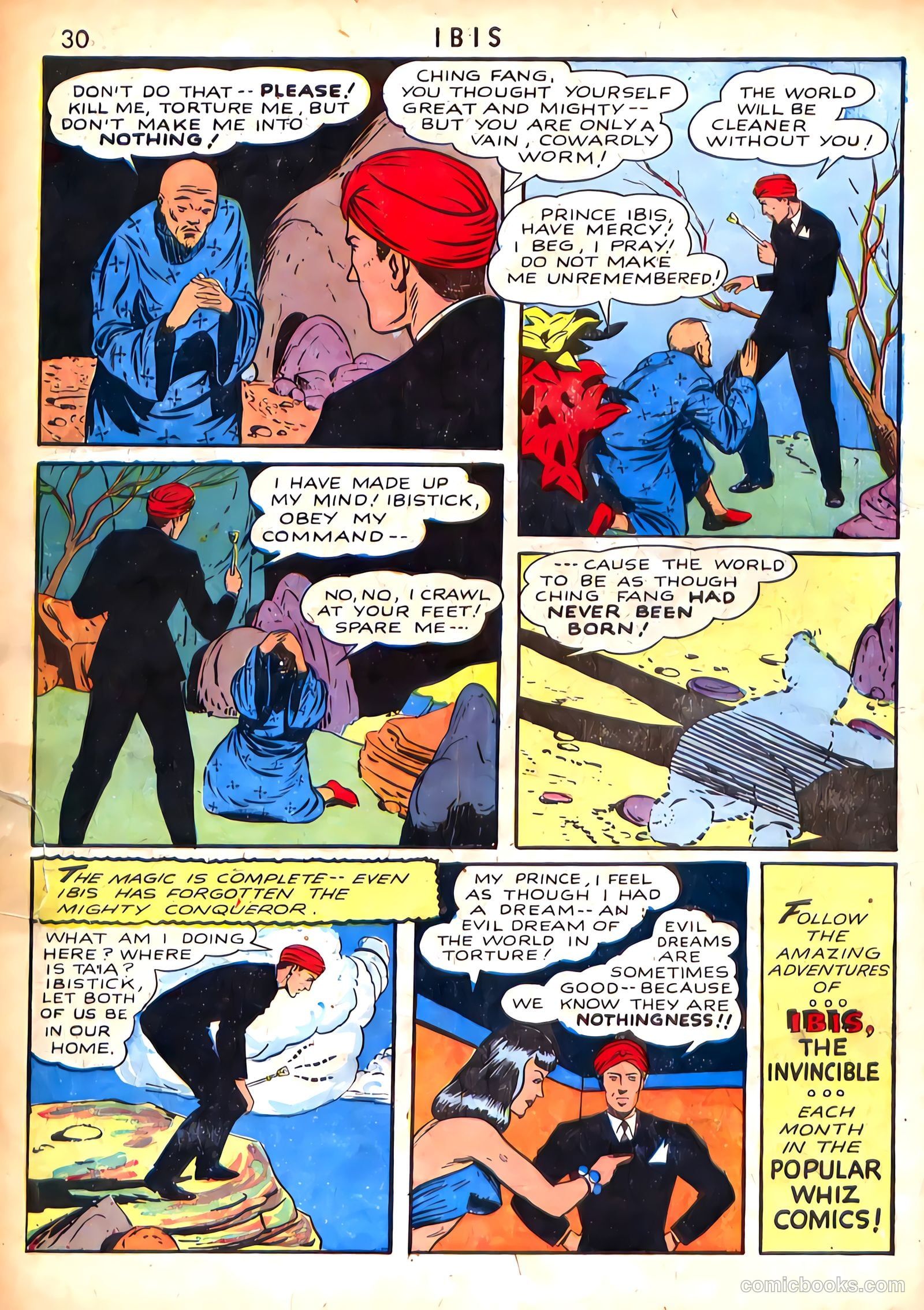 Ibis the Invincible #1 (1942, L. Miller & Son) — page 30 of 68