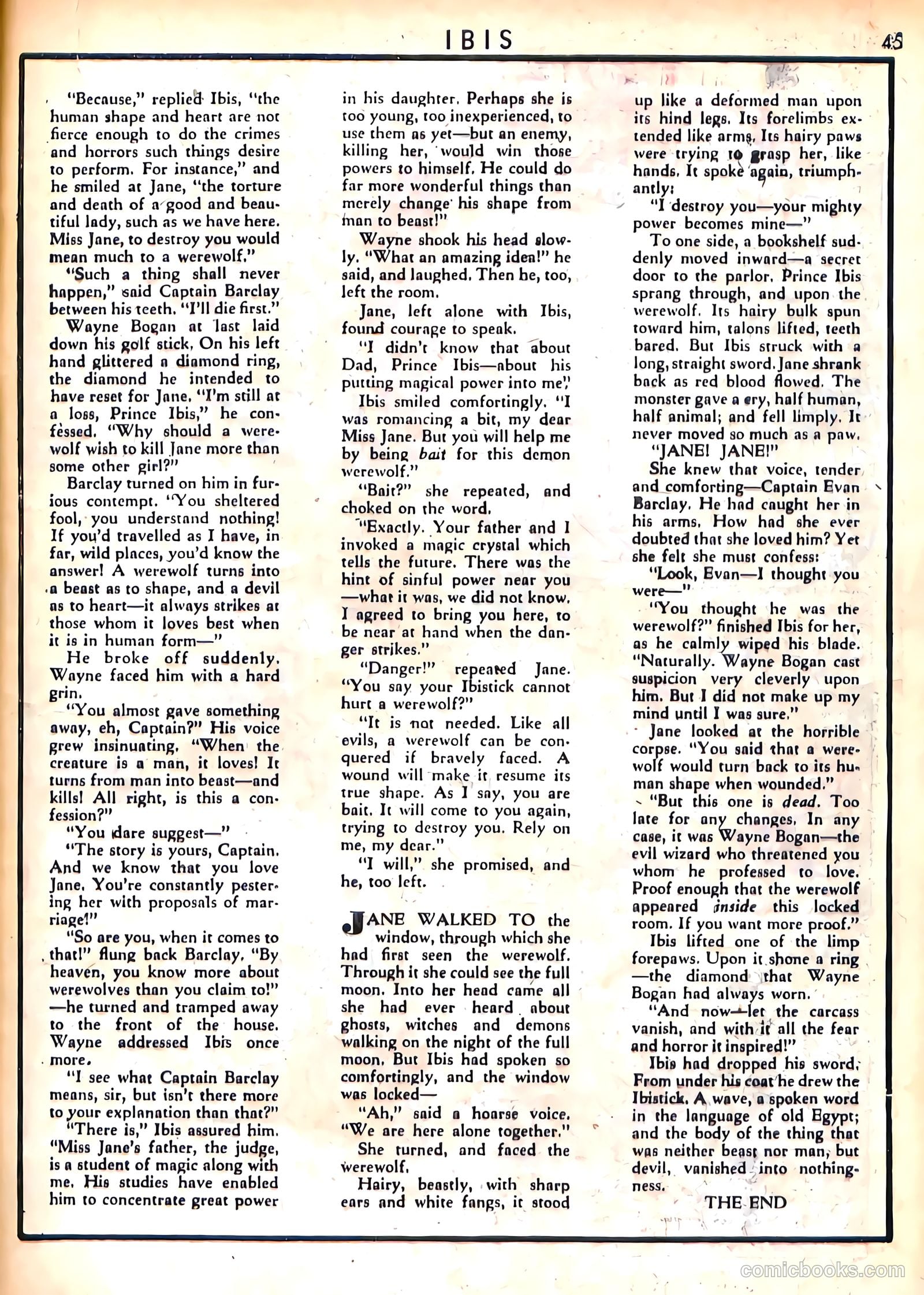 Ibis the Invincible #1 (1942, L. Miller & Son) — page 45 of 68