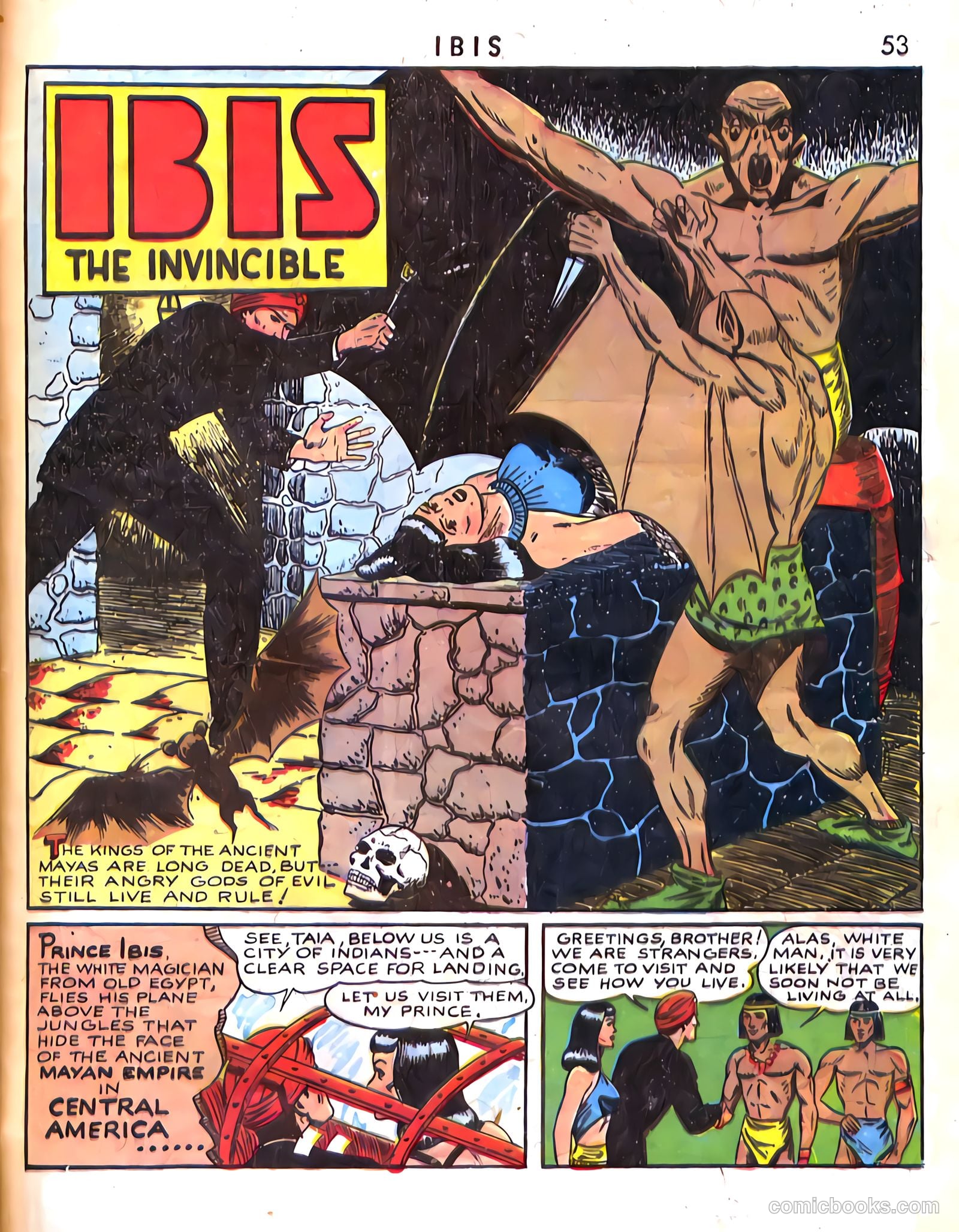 Ibis the Invincible #1 (1942, L. Miller & Son) — page 53 of 68