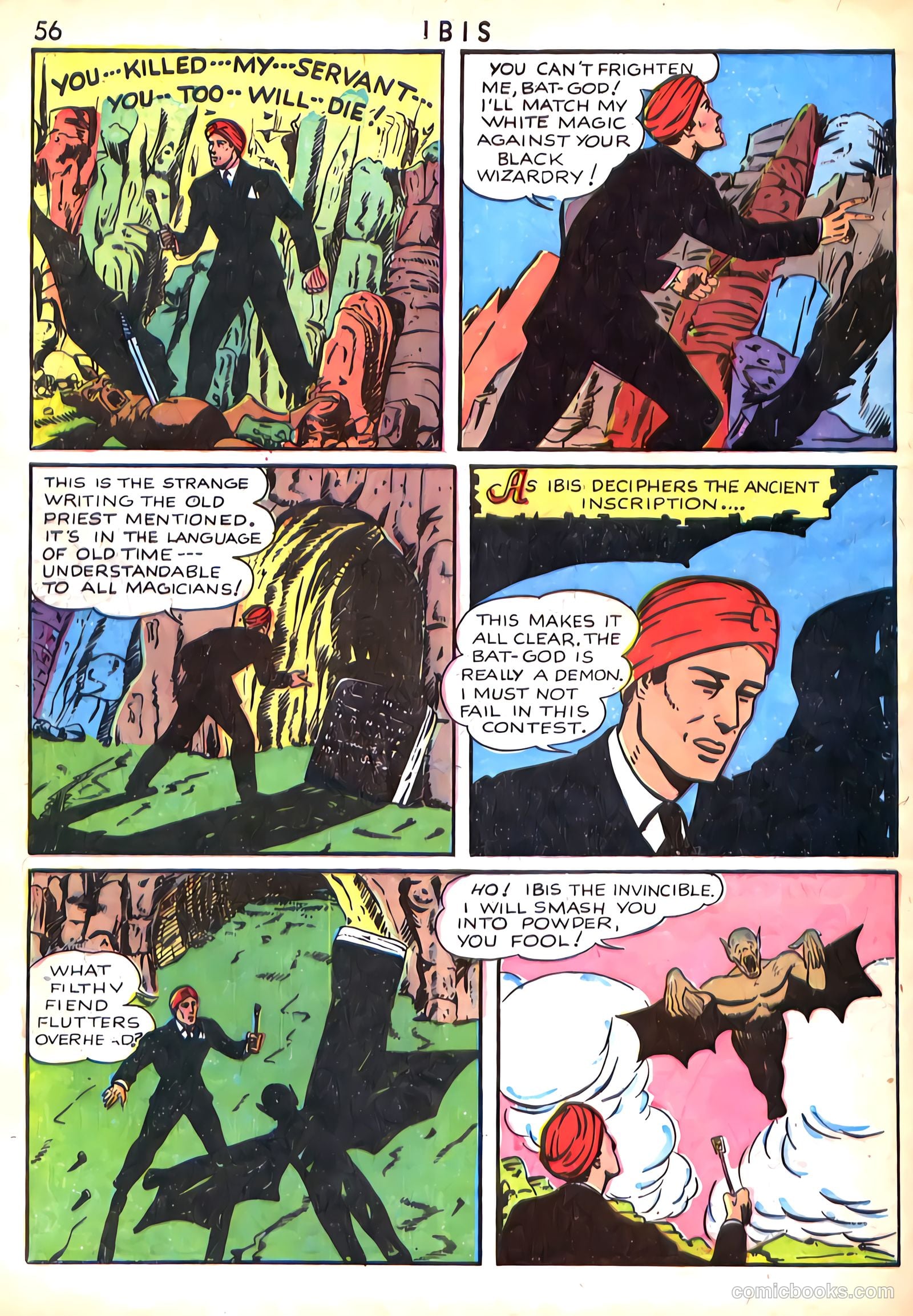 Ibis the Invincible #1 (1942, L. Miller & Son) — page 56 of 68