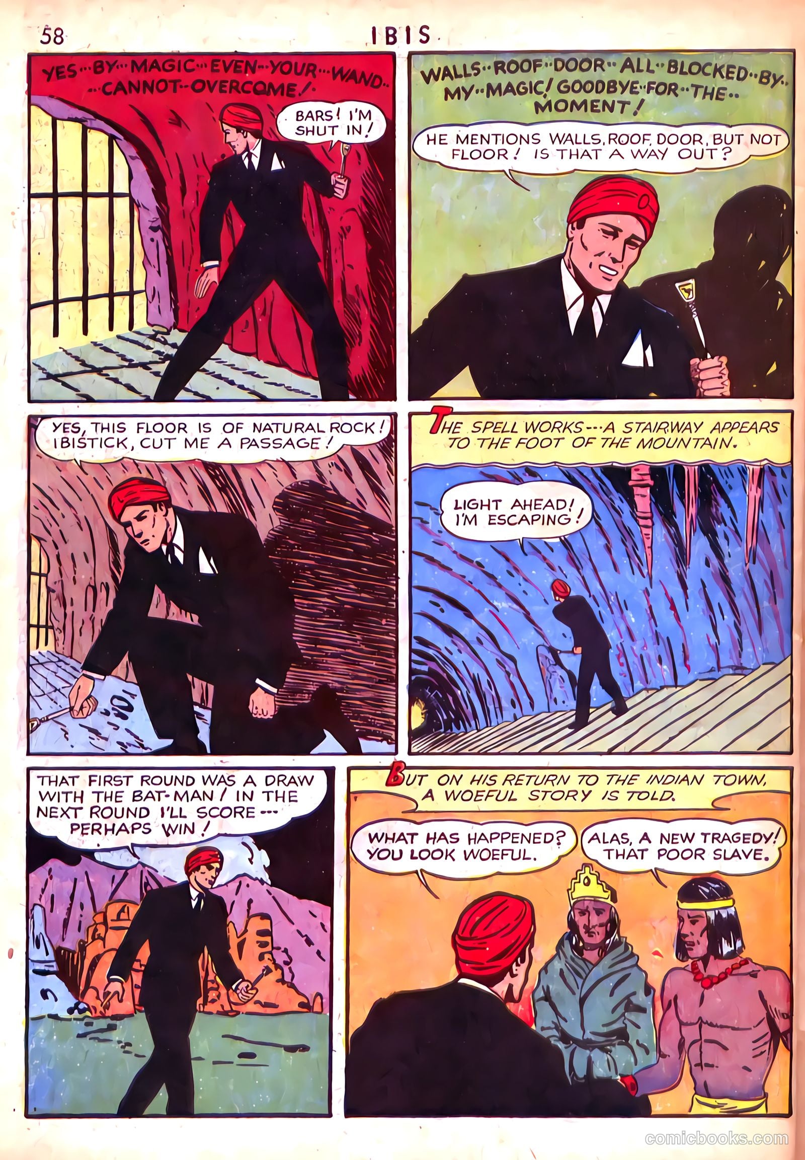Ibis the Invincible #1 (1942, L. Miller & Son) — page 58 of 68