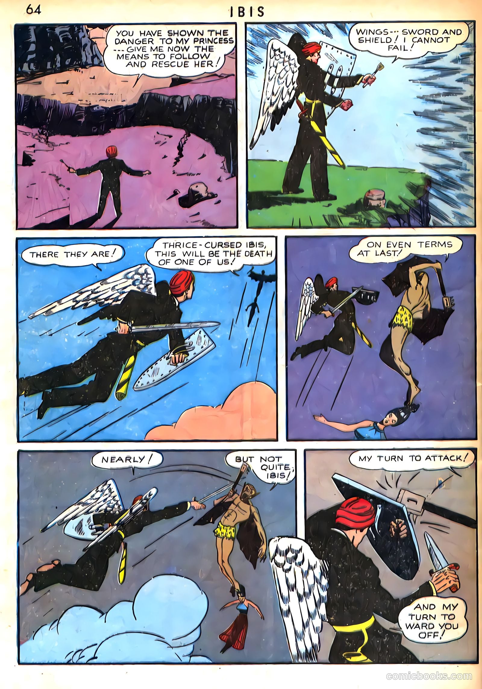 Ibis the Invincible #1 (1942, L. Miller & Son) — page 64 of 68