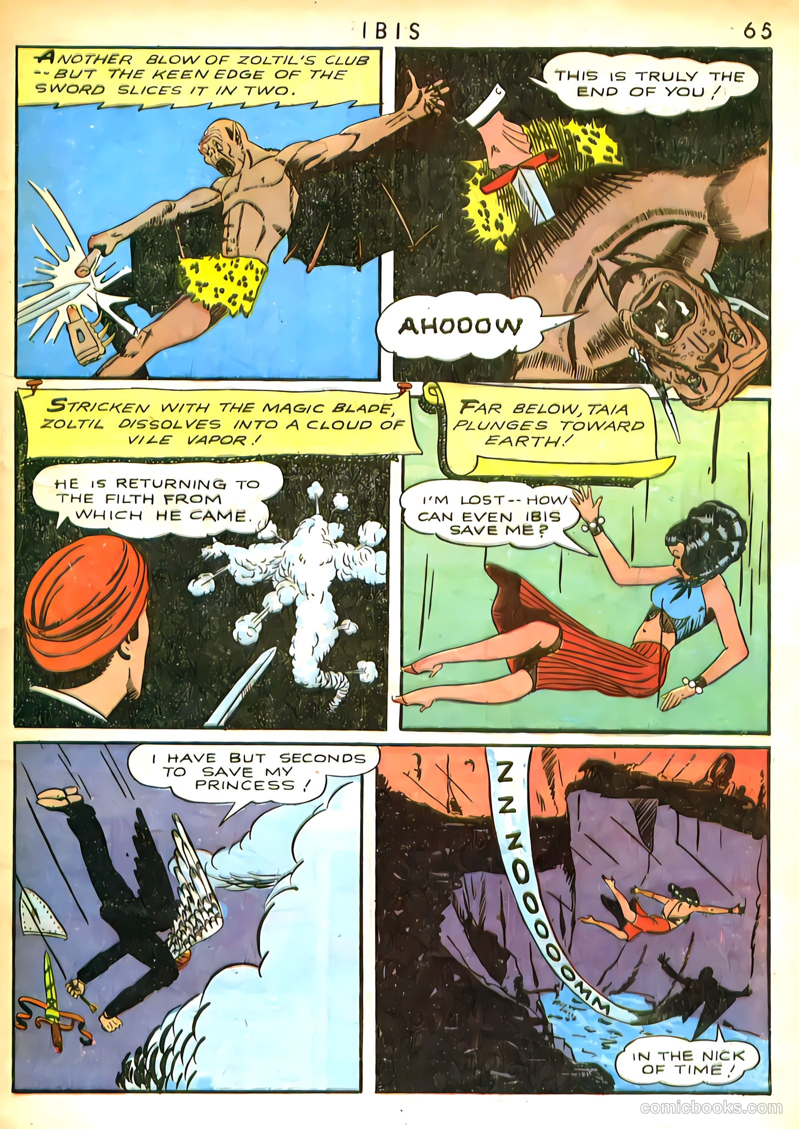 Ibis the Invincible #1 (1942, L. Miller & Son) — page 65 of 68