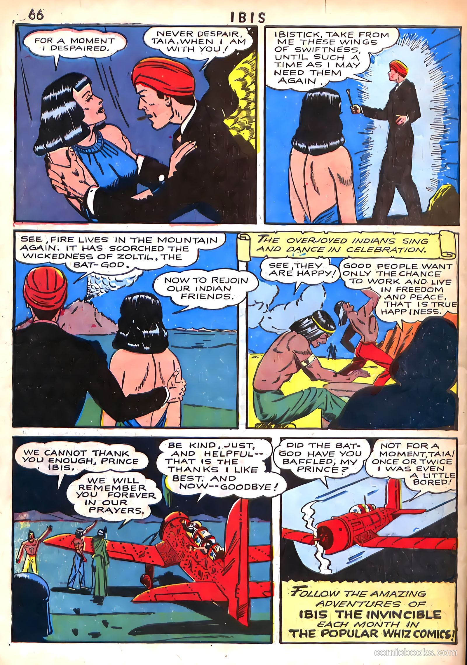 Ibis the Invincible #1 (1942, L. Miller & Son) — page 66 of 68