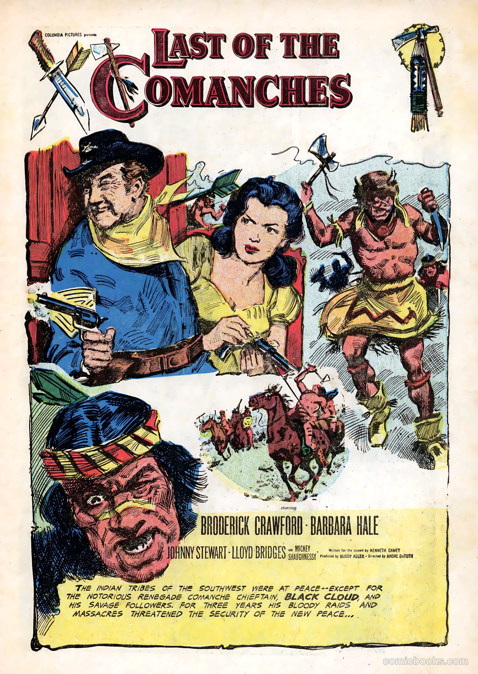 Last of the Comanches #1 (1953) — page 3 of 35