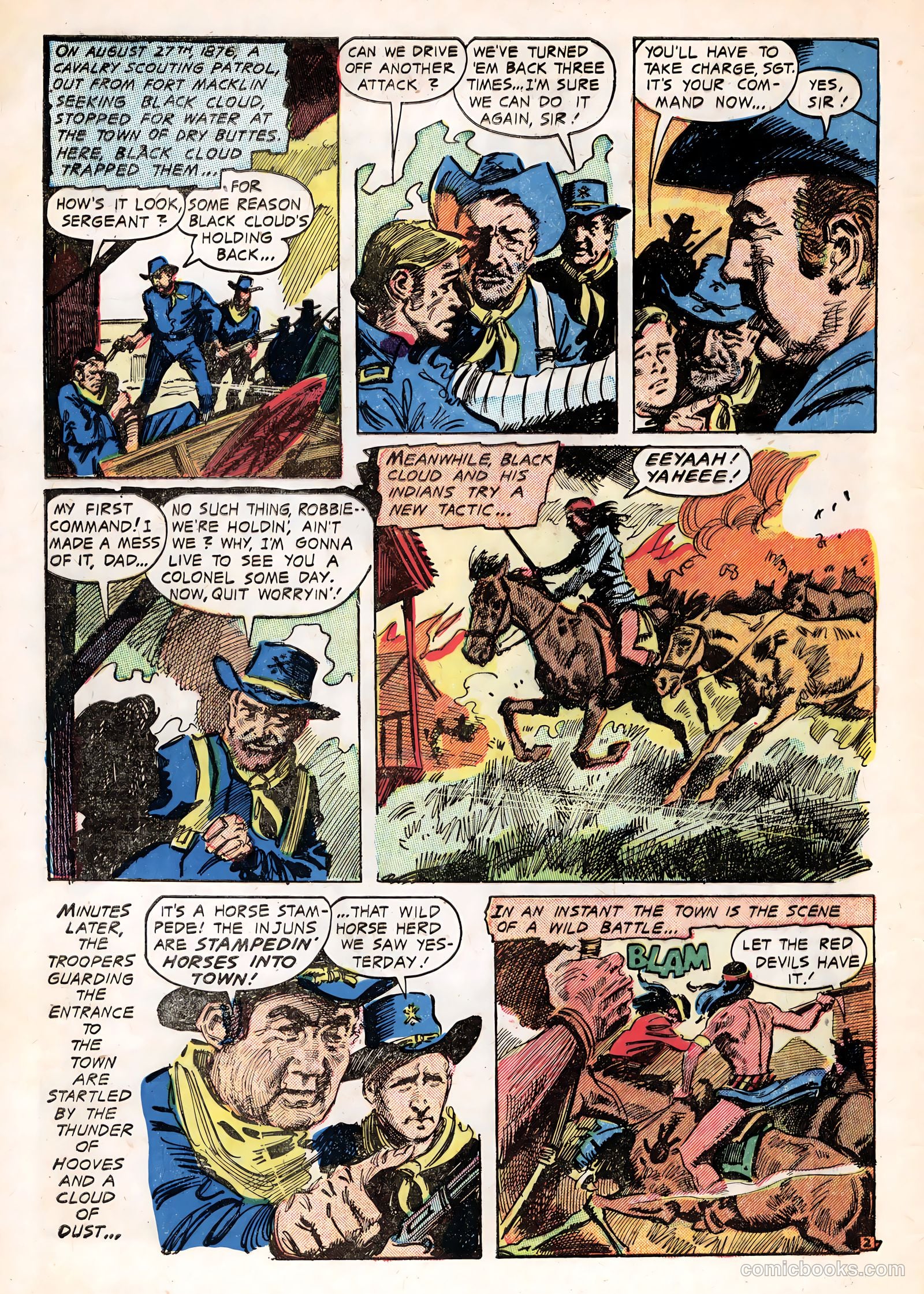 Last of the Comanches #1 (1953) — page 4 of 35