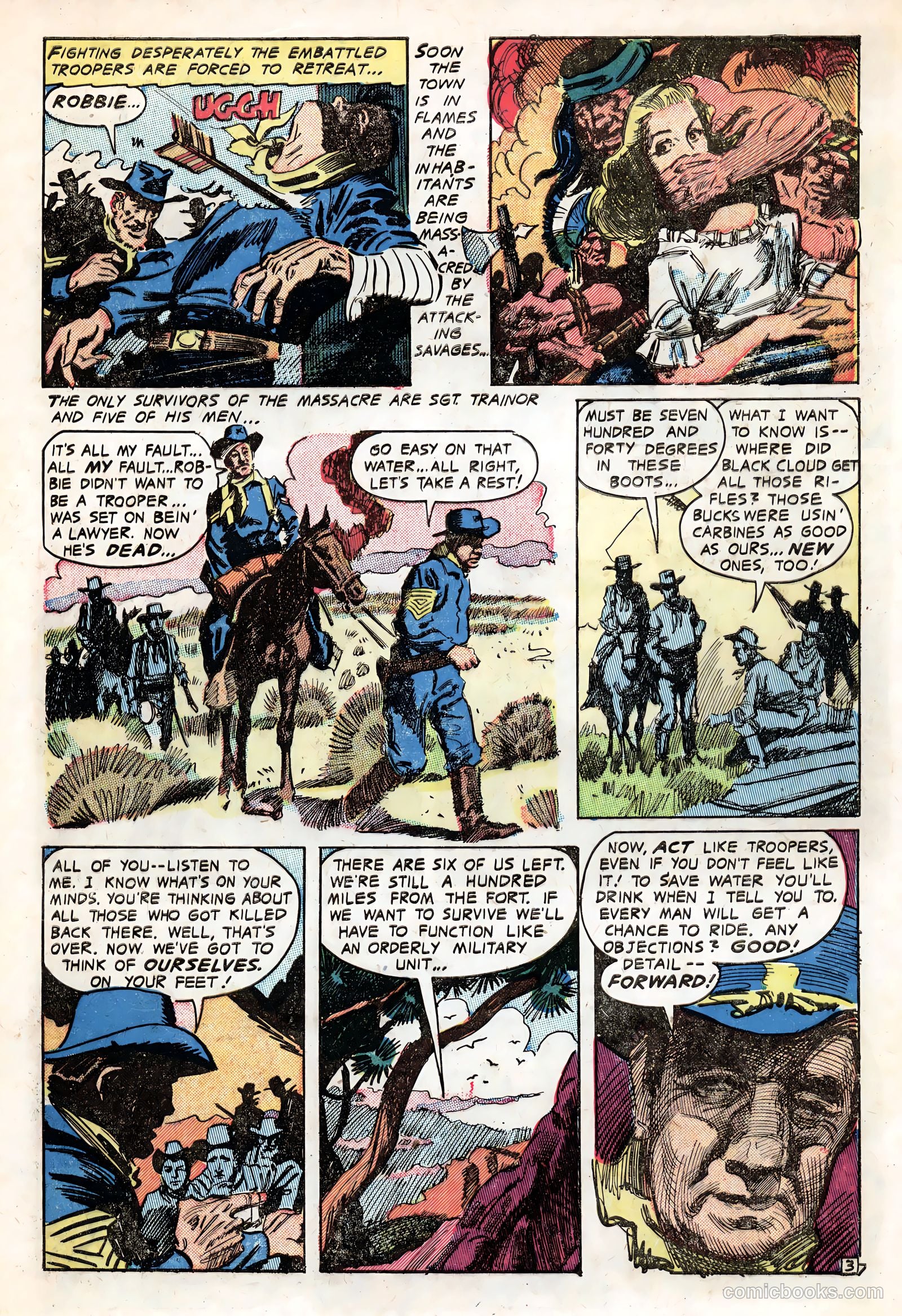 Last of the Comanches #1 (1953) — page 5 of 35