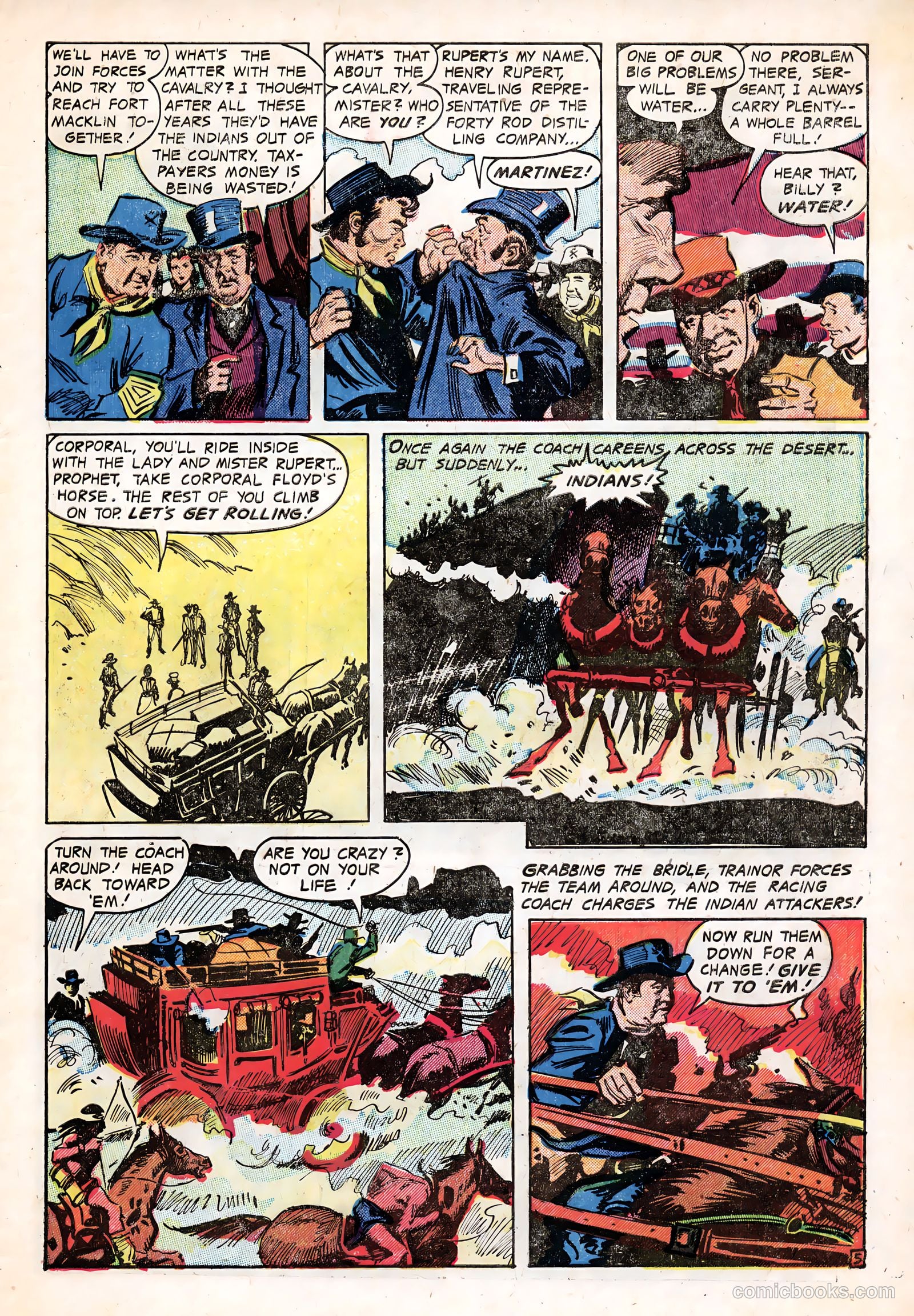 Last of the Comanches #1 (1953) — page 7 of 35