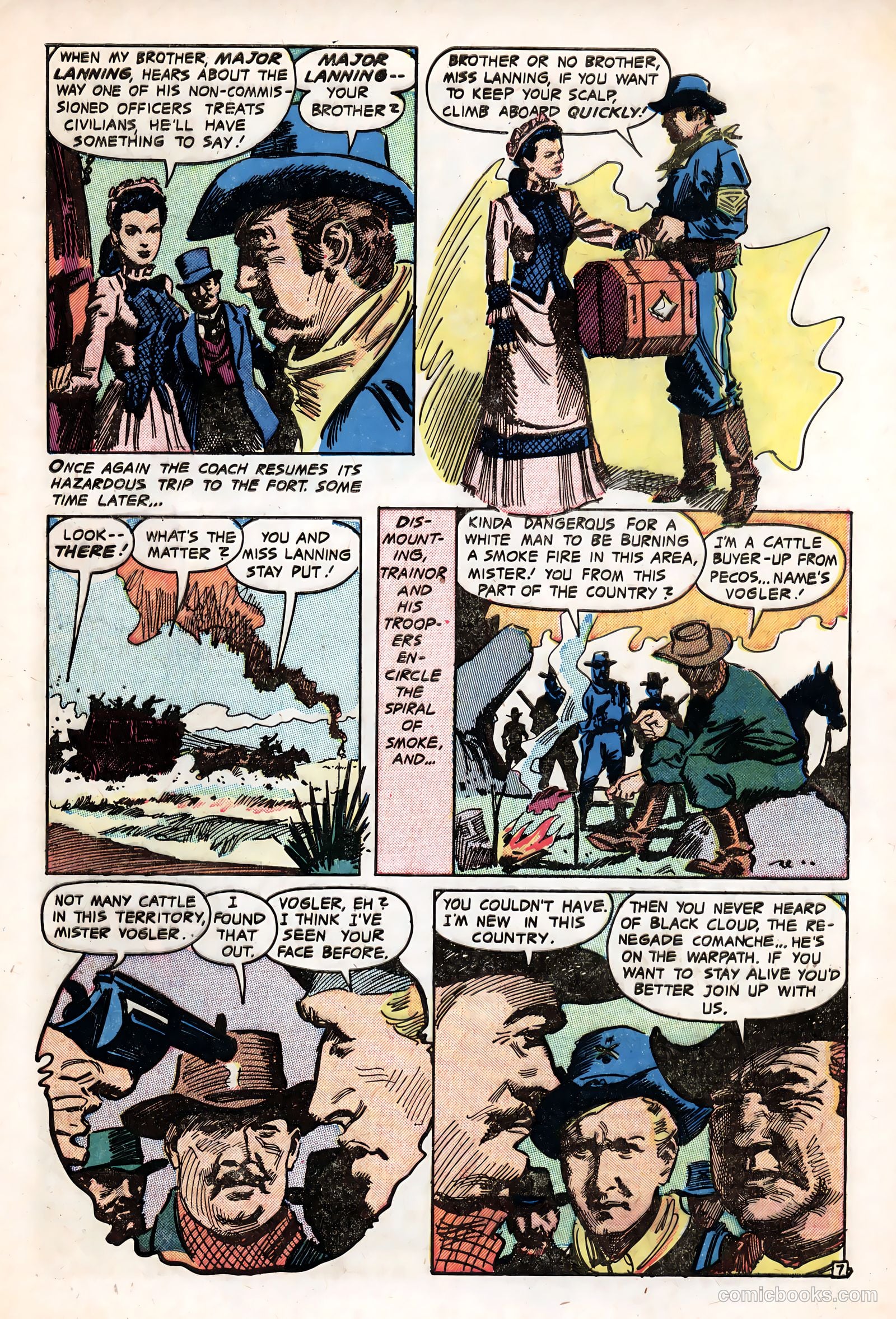 Last of the Comanches #1 (1953) — page 9 of 35