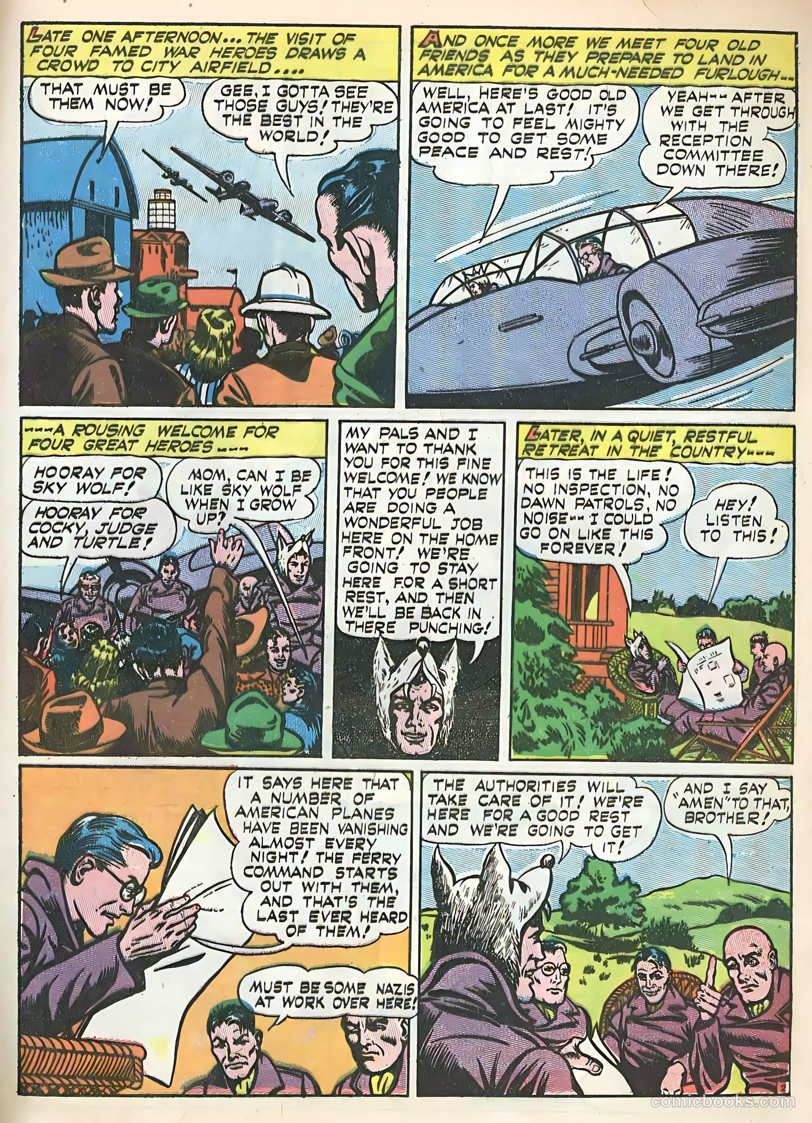 Air Fighters Comics #4 (1943) — page 17 of 68