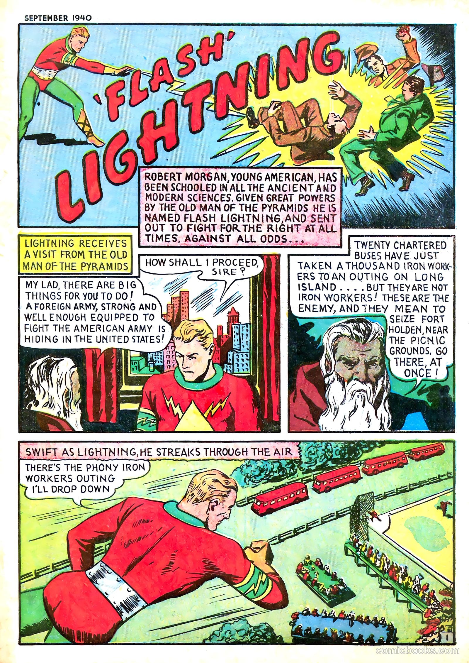 Sure-Fire Comics #3 (1940) — page 2 of 66