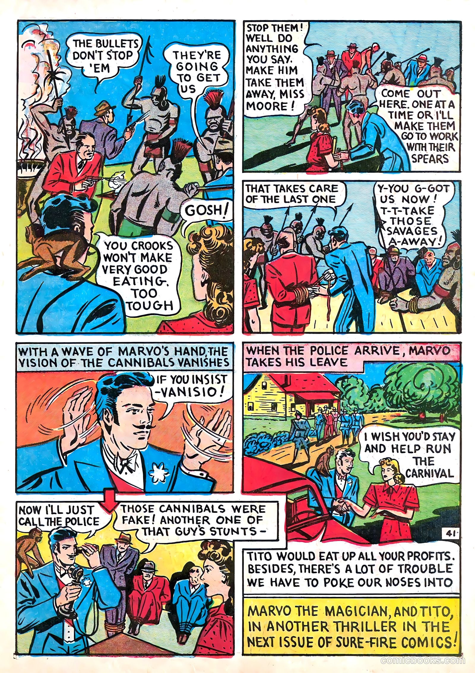 Sure-Fire Comics #3 (1940) — page 42 of 66