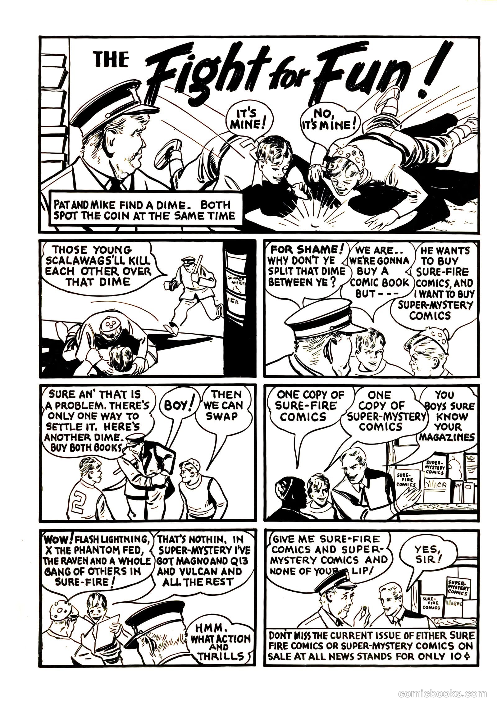 Sure-Fire Comics #3 (1940) — page 66 of 66