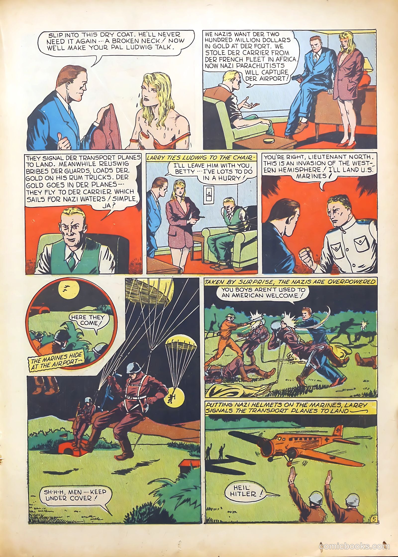 Exciting Comics #14 (1941) — page 35 of 68