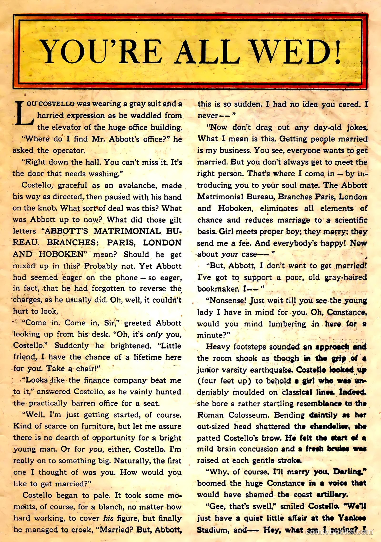 Abbott and Costello #3 (1948) — page 33