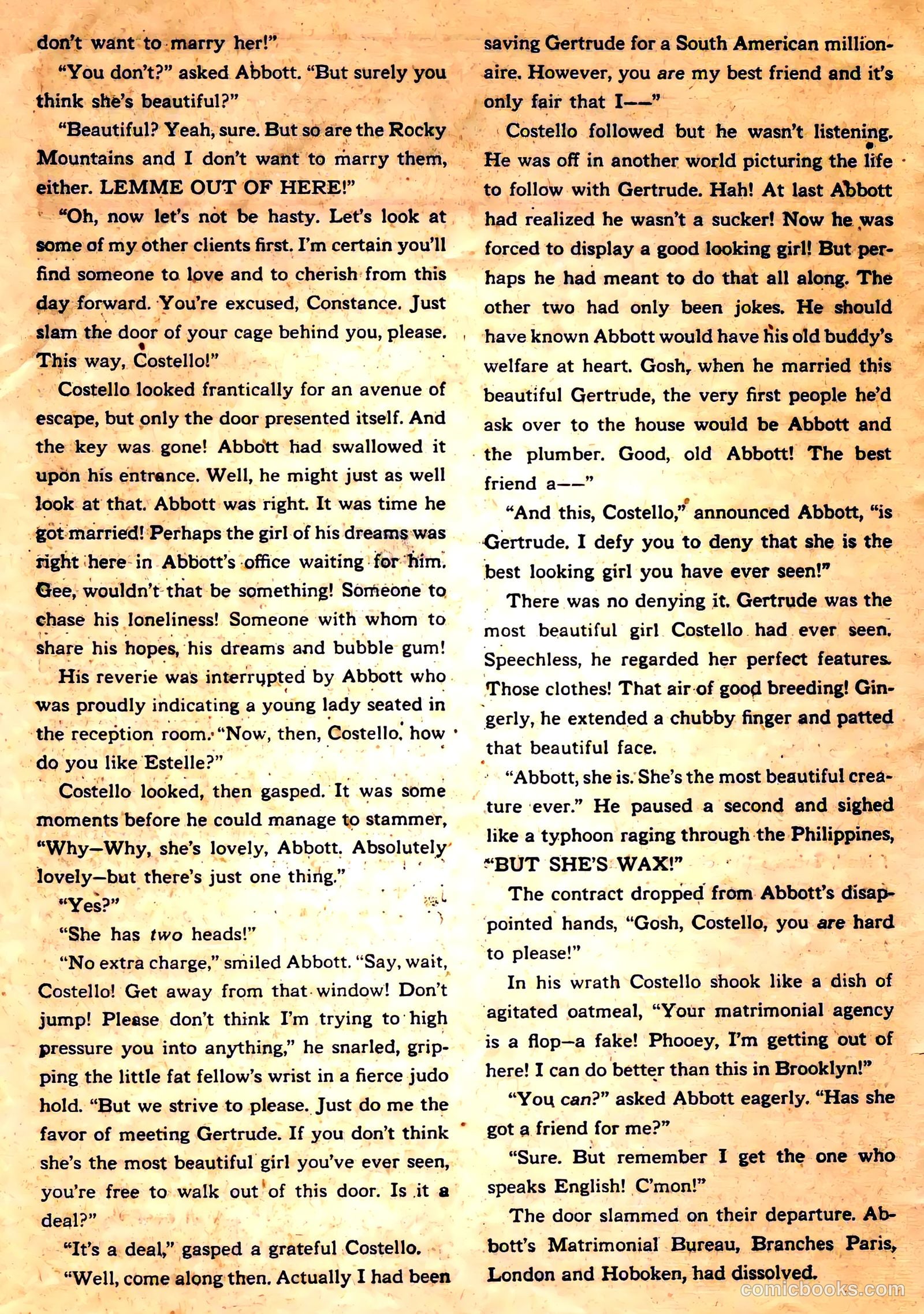 Abbott and Costello #3 (1948) — page 34