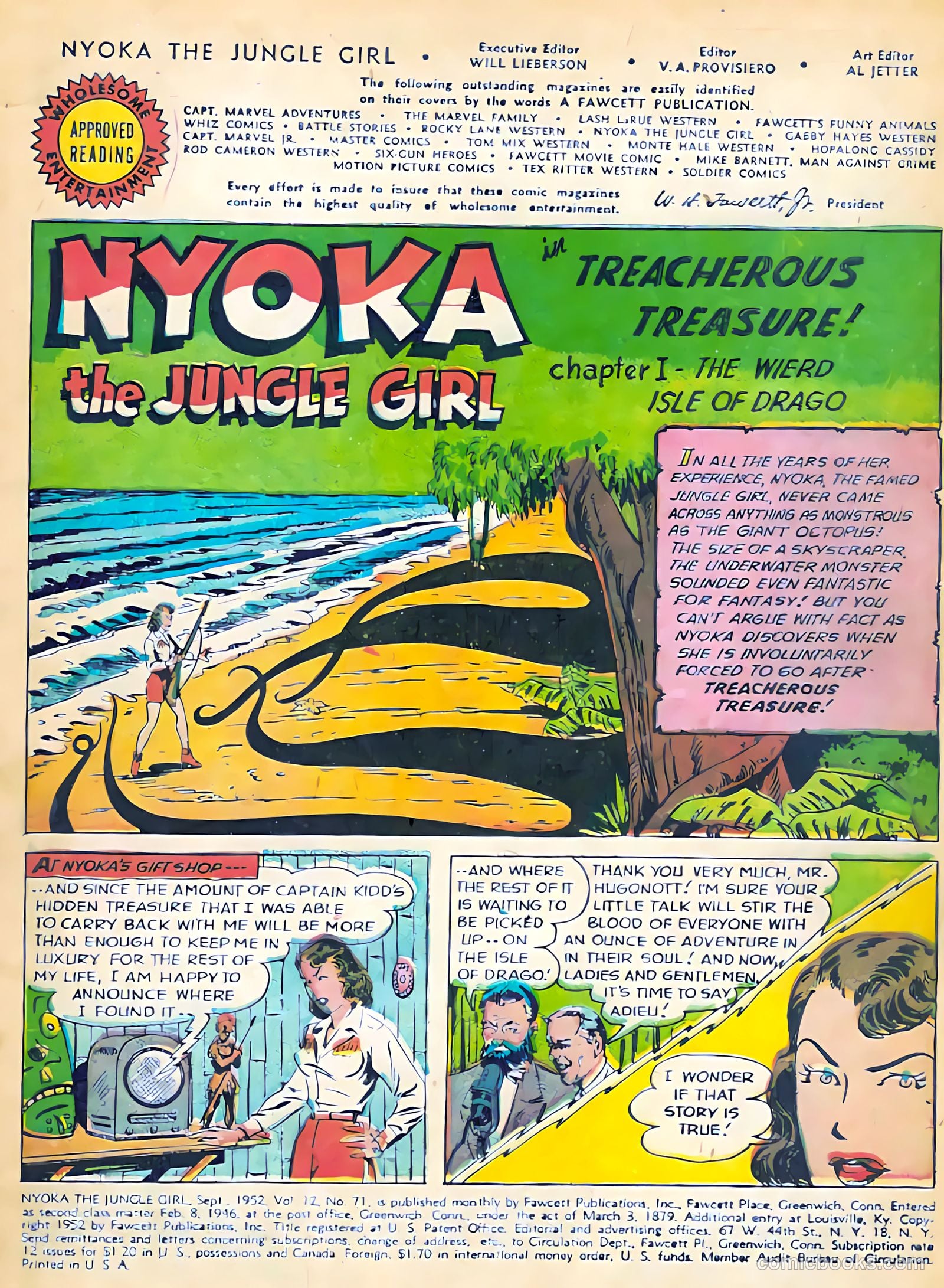 Nyoka the Jungle Girl #71 (1952, L. Miller & Son) — page 4 of 37