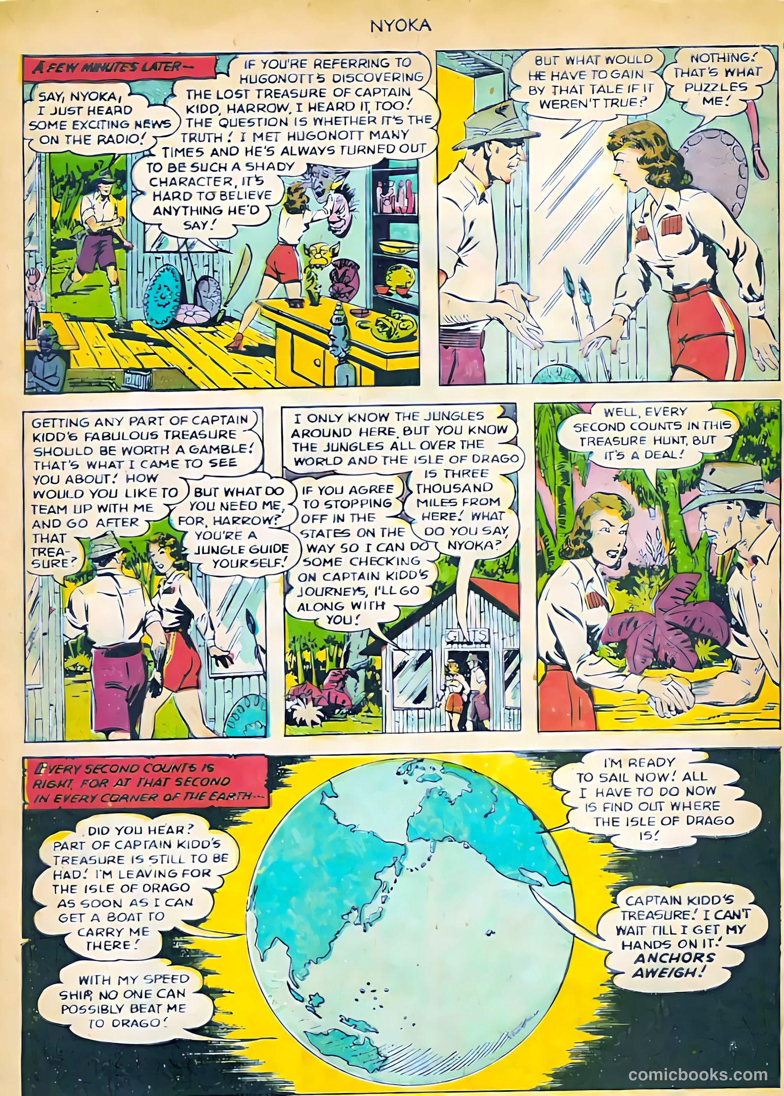 Nyoka the Jungle Girl #71 (1952, L. Miller & Son) — page 5 of 37