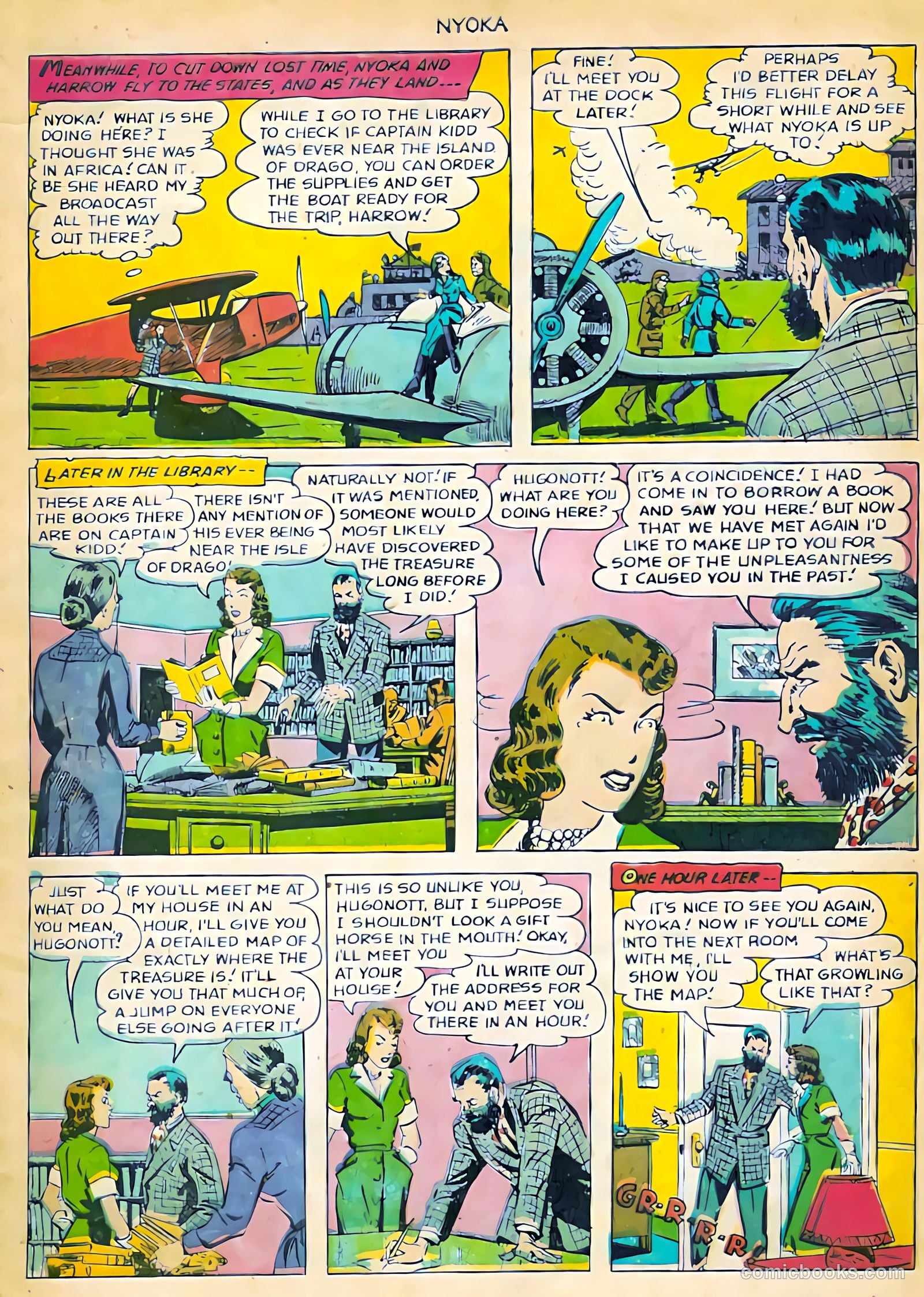 Nyoka the Jungle Girl #71 (1952, L. Miller & Son) — page 6 of 37