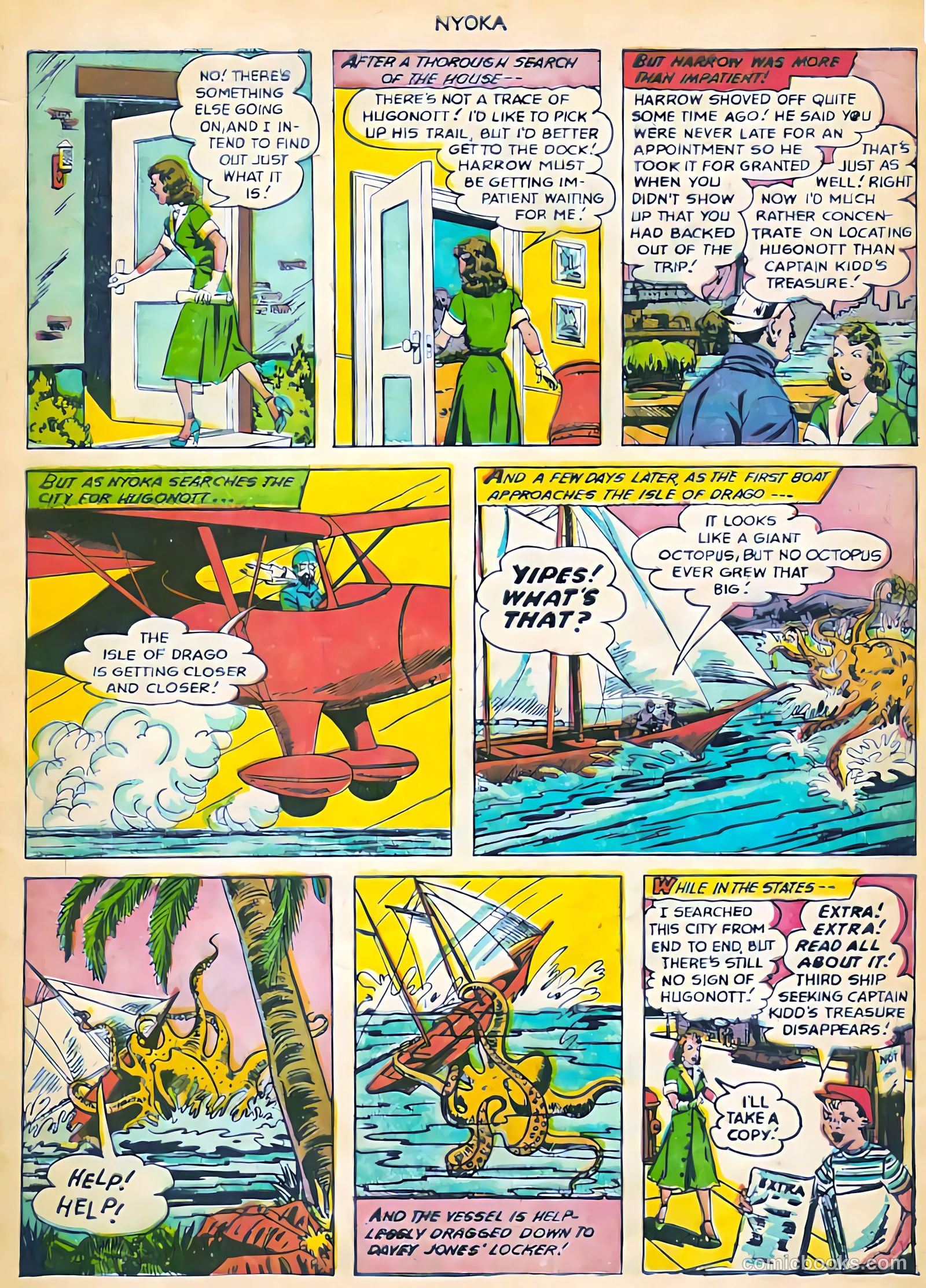 Nyoka the Jungle Girl #71 (1952, L. Miller & Son) — page 10 of 37