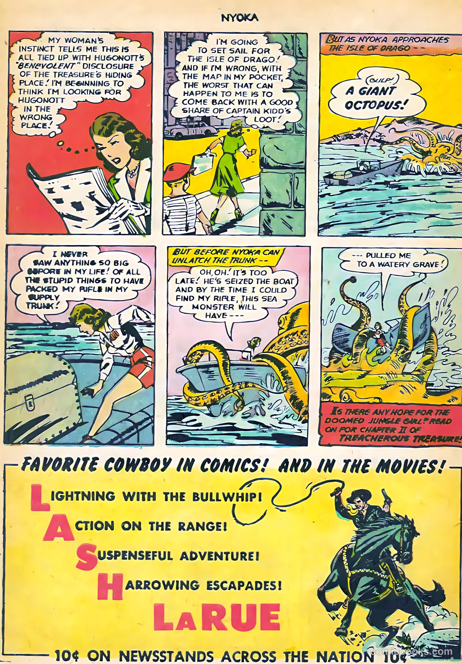 Nyoka the Jungle Girl #71 (1952, L. Miller & Son) — page 11 of 37