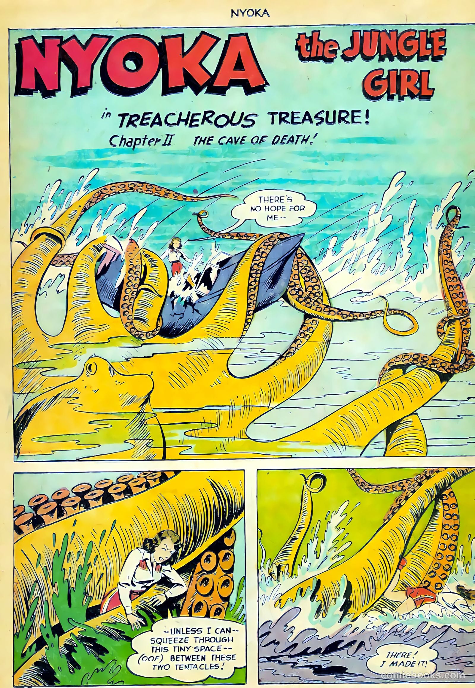 Nyoka the Jungle Girl #71 (1952, L. Miller & Son) — page 17 of 37