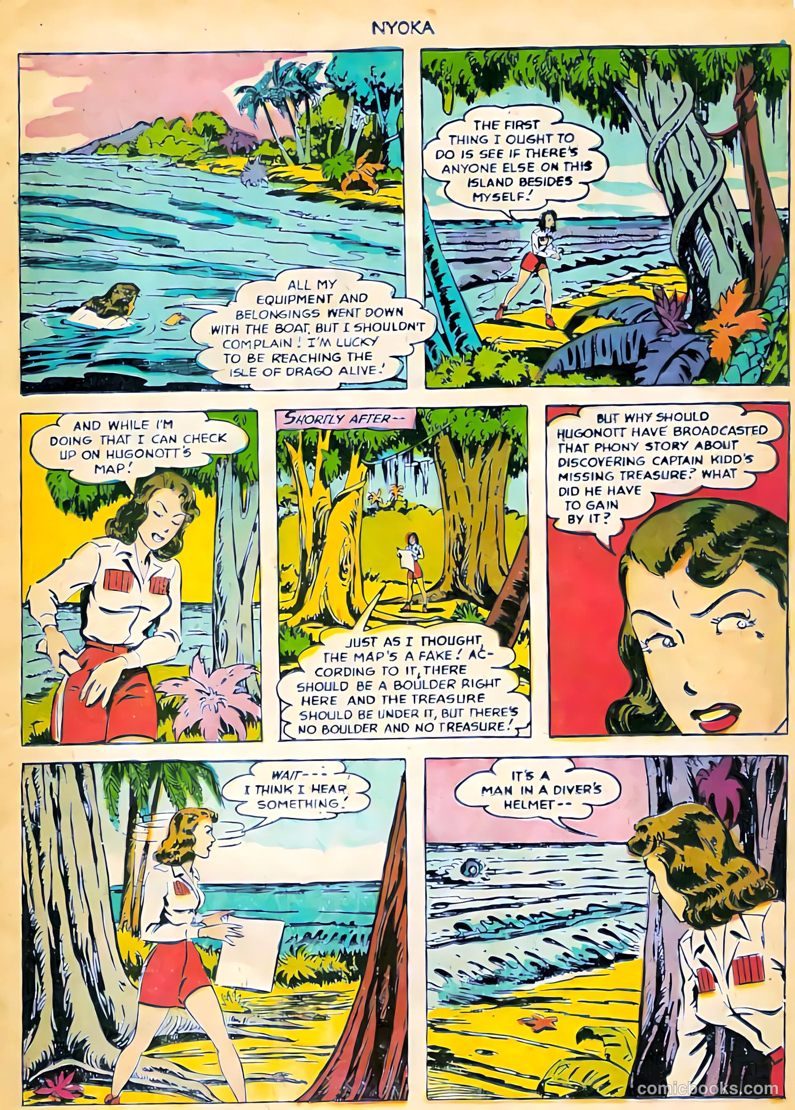 Nyoka the Jungle Girl #71 (1952, L. Miller & Son) — page 18 of 37
