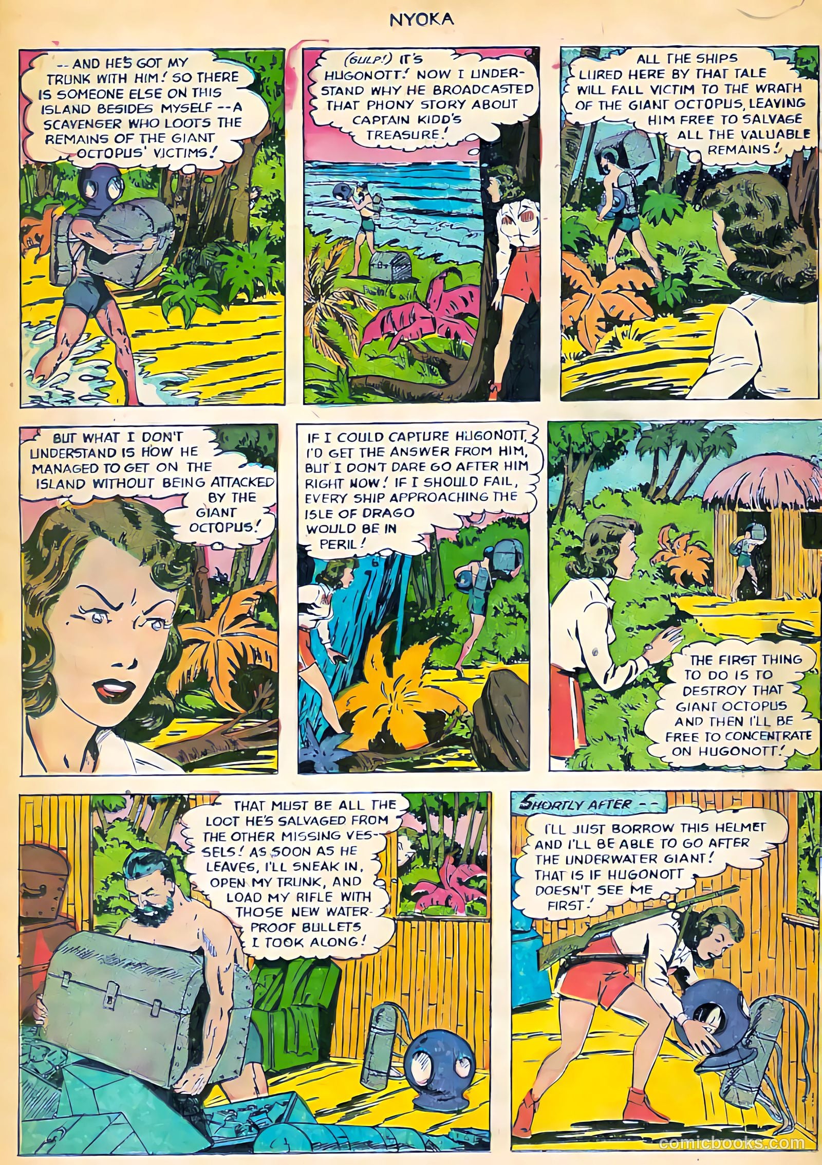 Nyoka the Jungle Girl #71 (1952, L. Miller & Son) — page 19 of 37