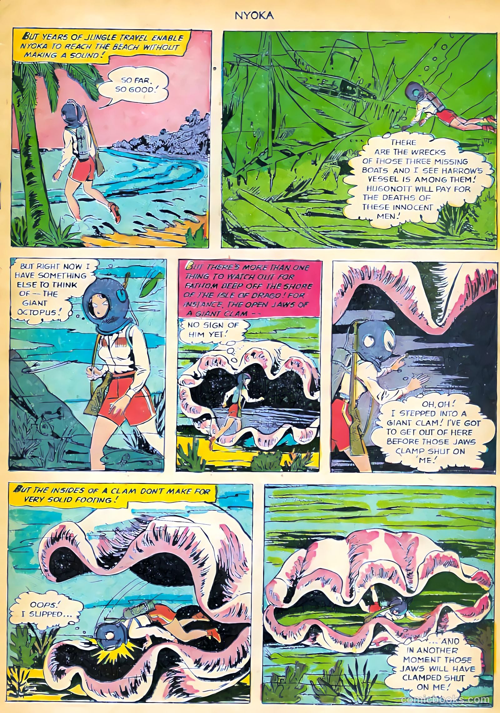 Nyoka the Jungle Girl #71 (1952, L. Miller & Son) — page 20 of 37