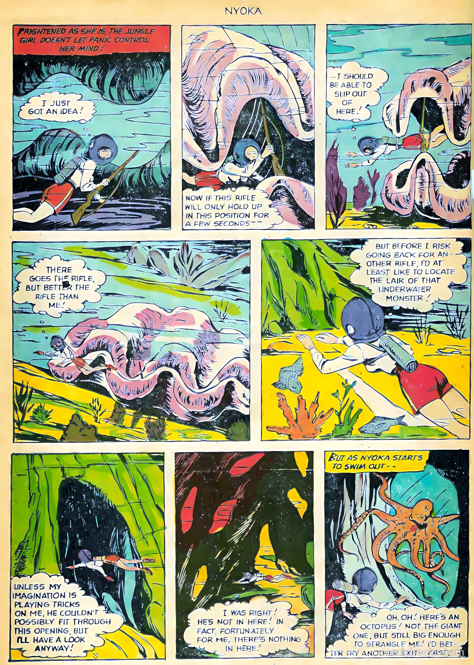 Nyoka the Jungle Girl #71 (1952, L. Miller & Son) — page 21 of 37