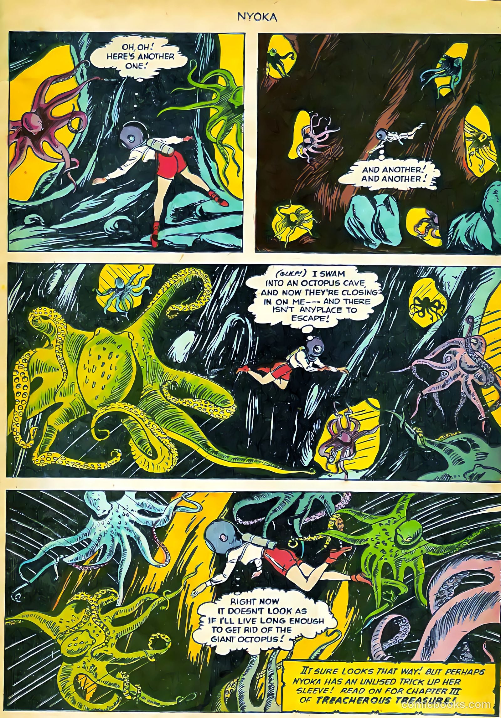 Nyoka the Jungle Girl #71 (1952, L. Miller & Son) — page 22 of 37