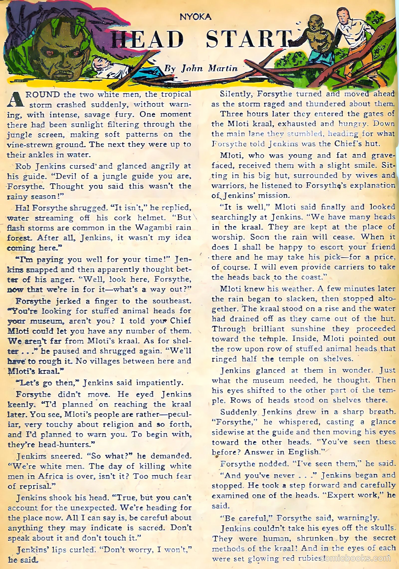 Nyoka the Jungle Girl #71 (1952, L. Miller & Son) — page 23 of 37