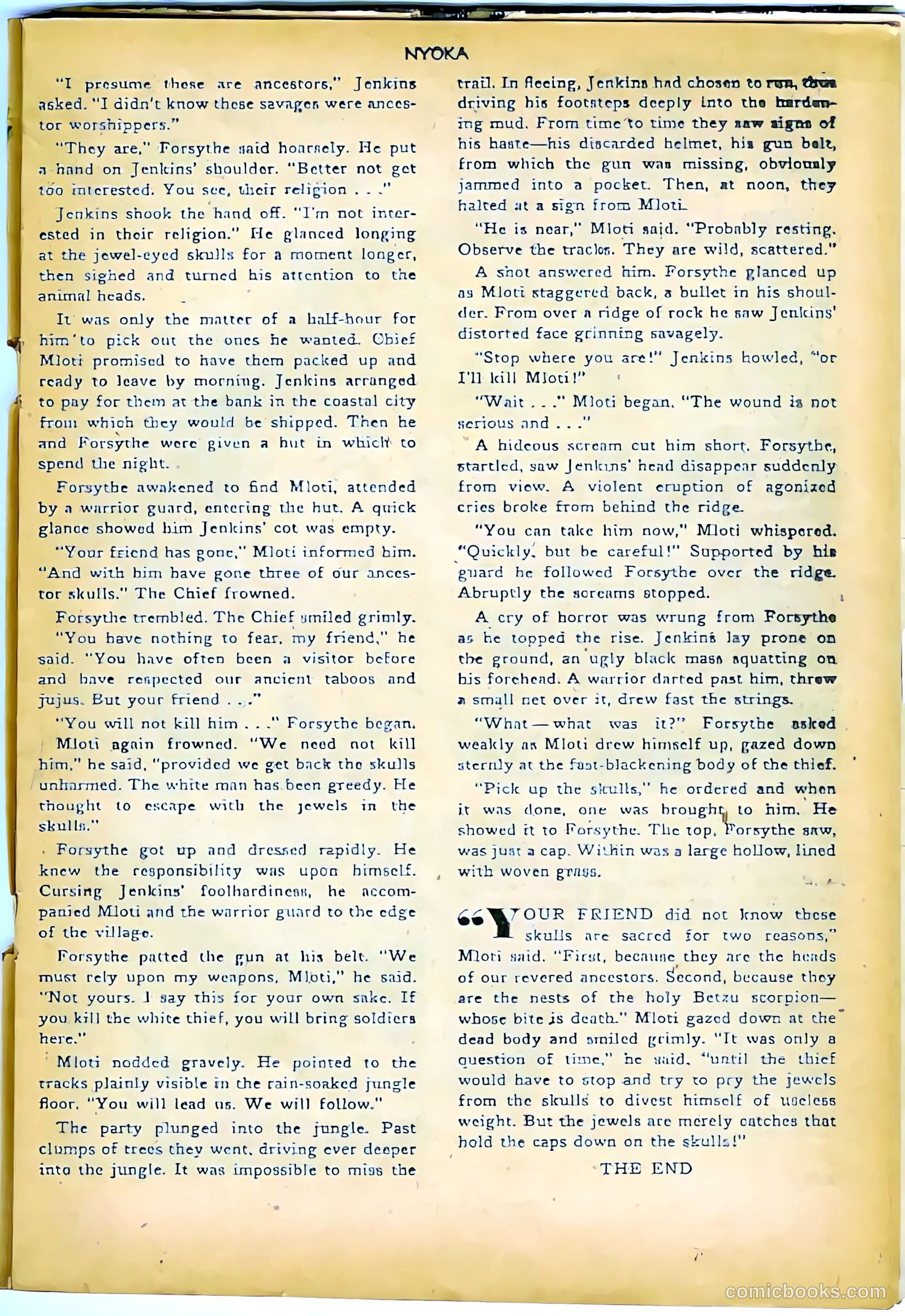 Nyoka the Jungle Girl #71 (1952, L. Miller & Son) — page 24 of 37