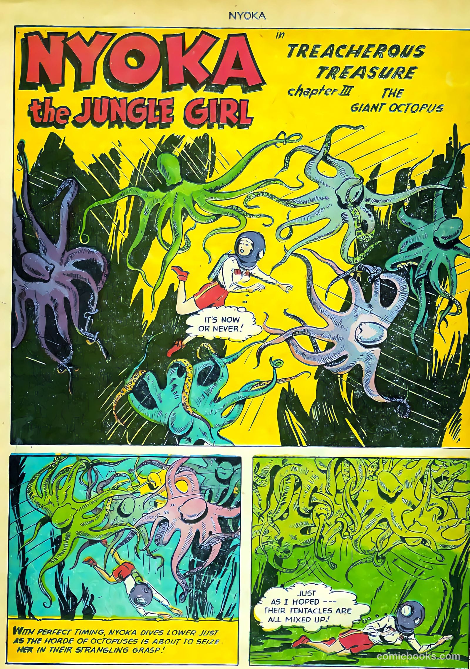 Nyoka the Jungle Girl #71 (1952, L. Miller & Son) — page 25 of 37