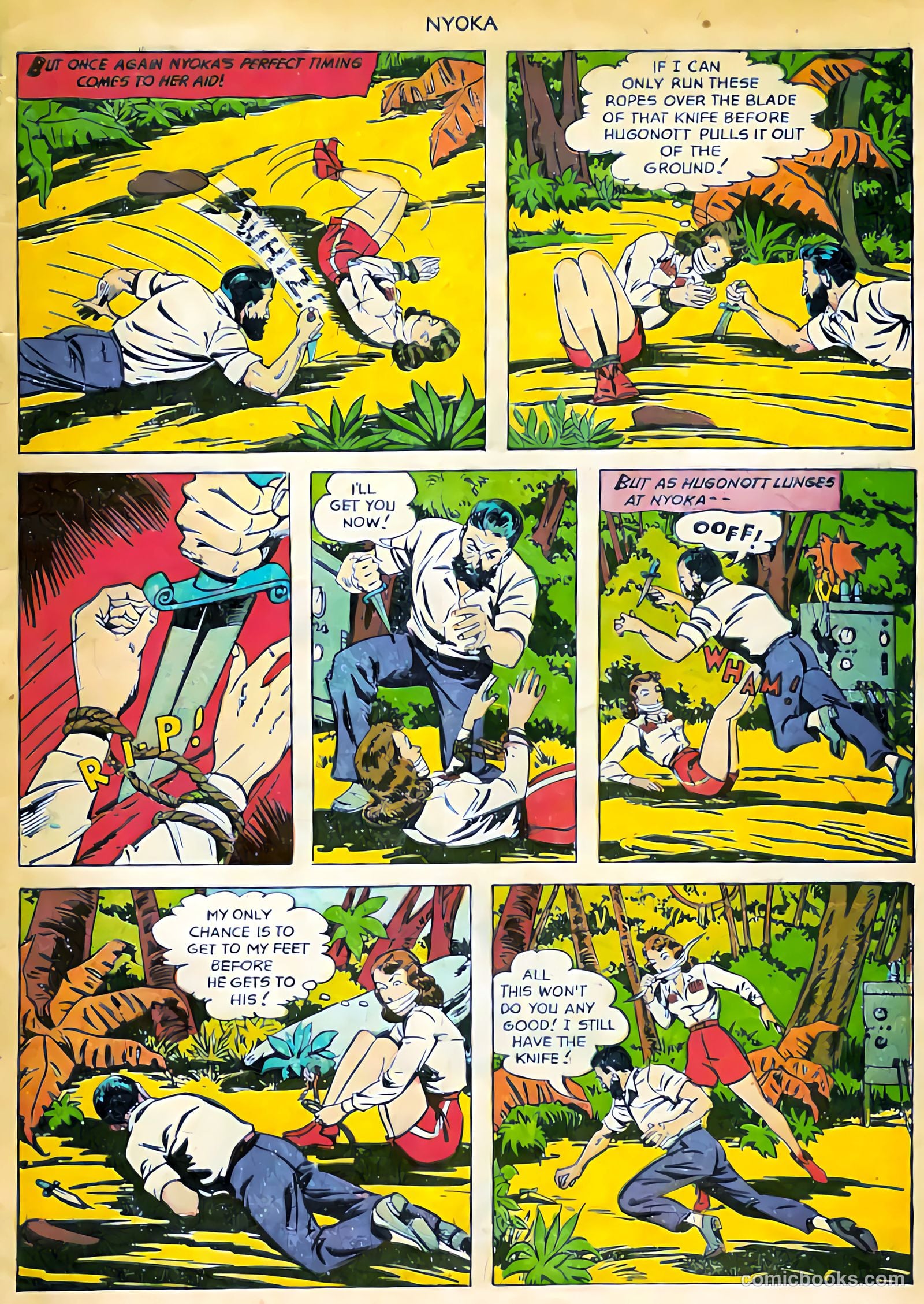 Nyoka the Jungle Girl #71 (1952, L. Miller & Son) — page 30 of 37
