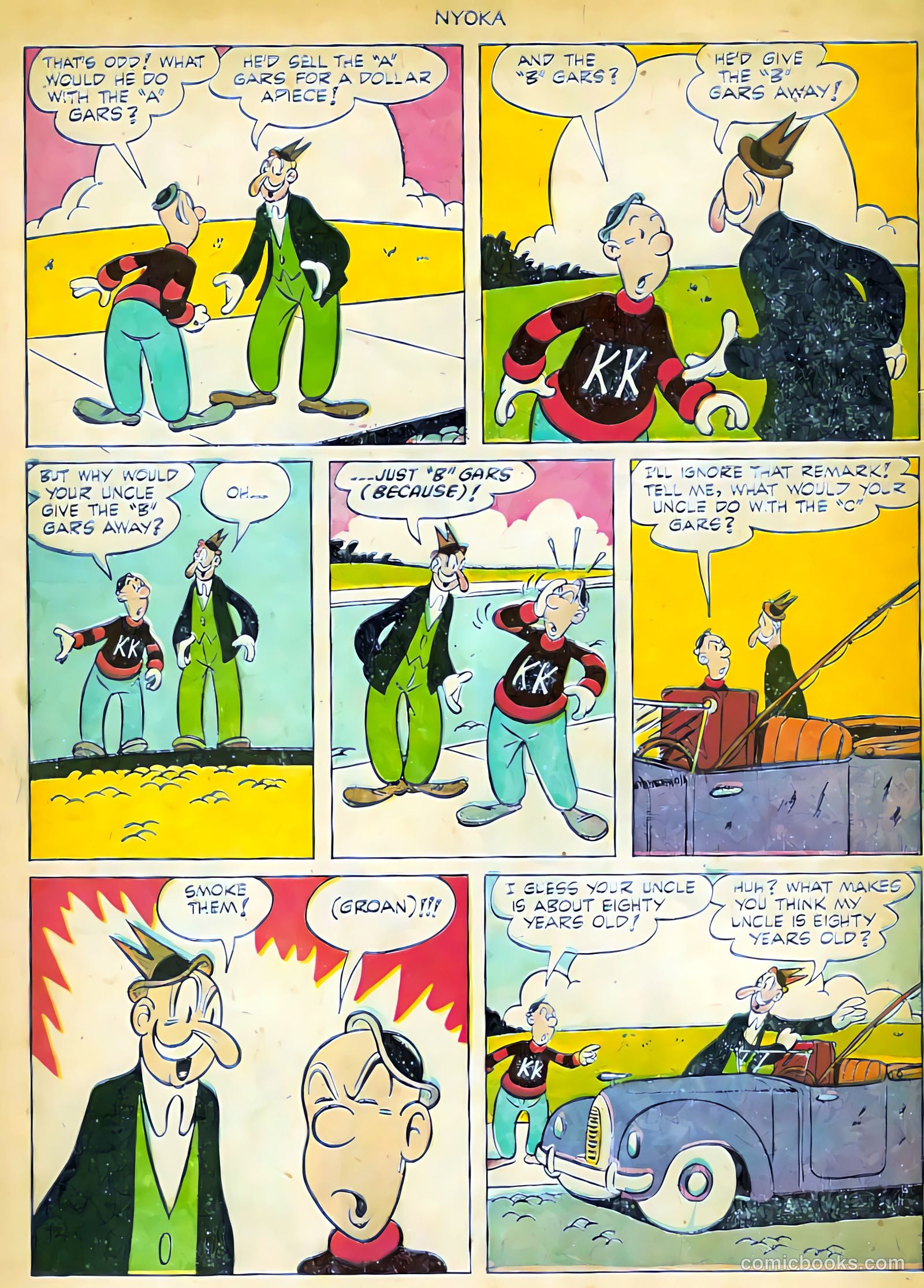 Nyoka the Jungle Girl #71 (1952, L. Miller & Son) — page 33 of 37