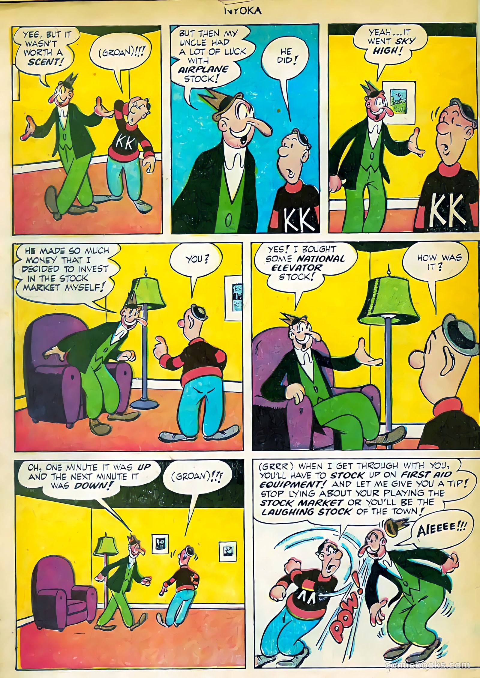 Nyoka the Jungle Girl #71 (1952, L. Miller & Son) — page 35 of 37
