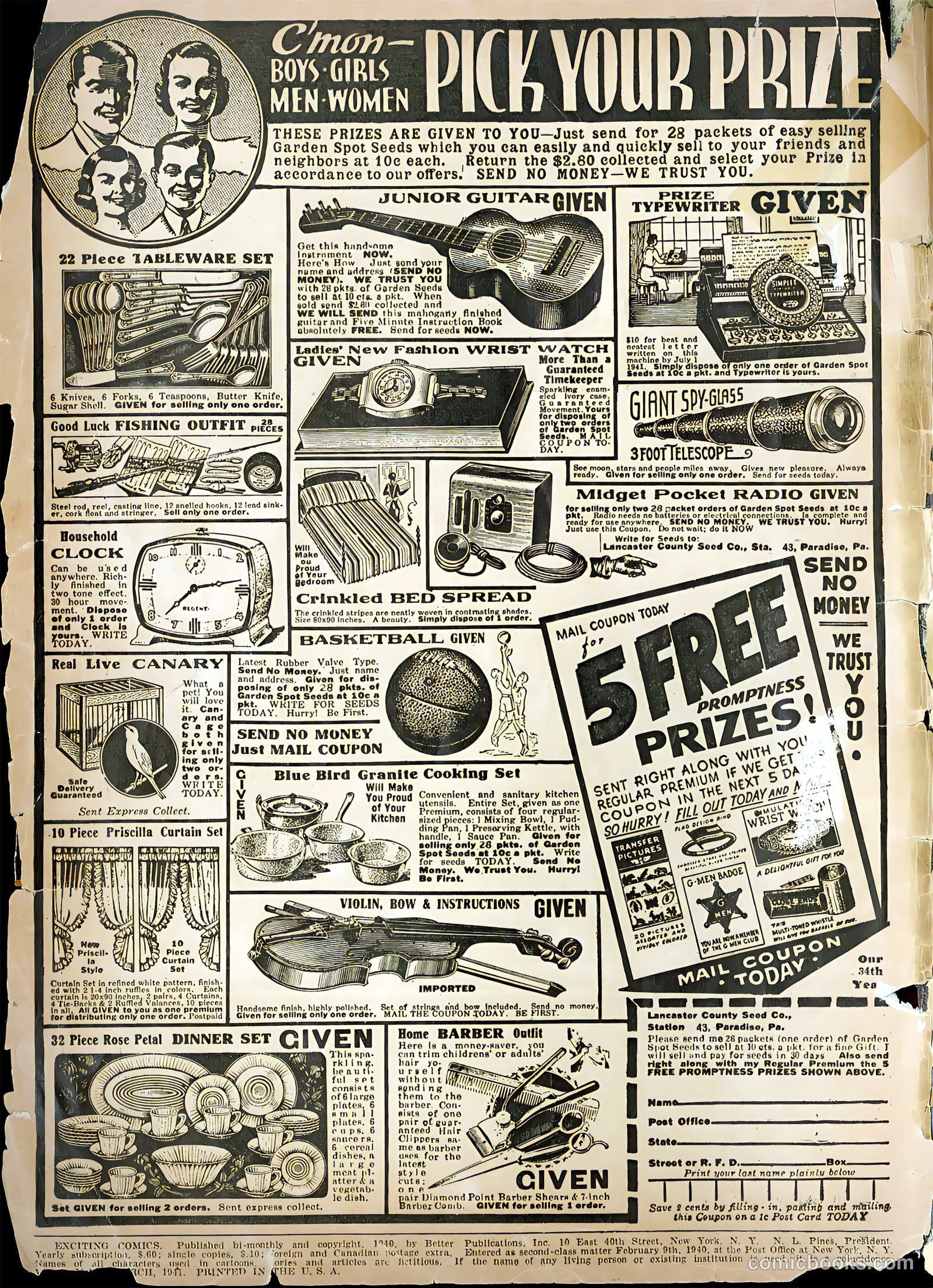 Exciting Comics #8 (1941) — page 2 of 68