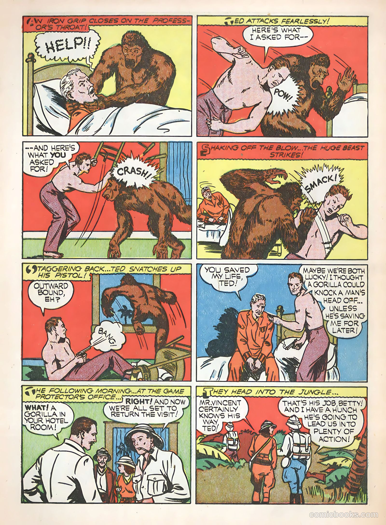 Exciting Comics #8 (1941) — page 5 of 68