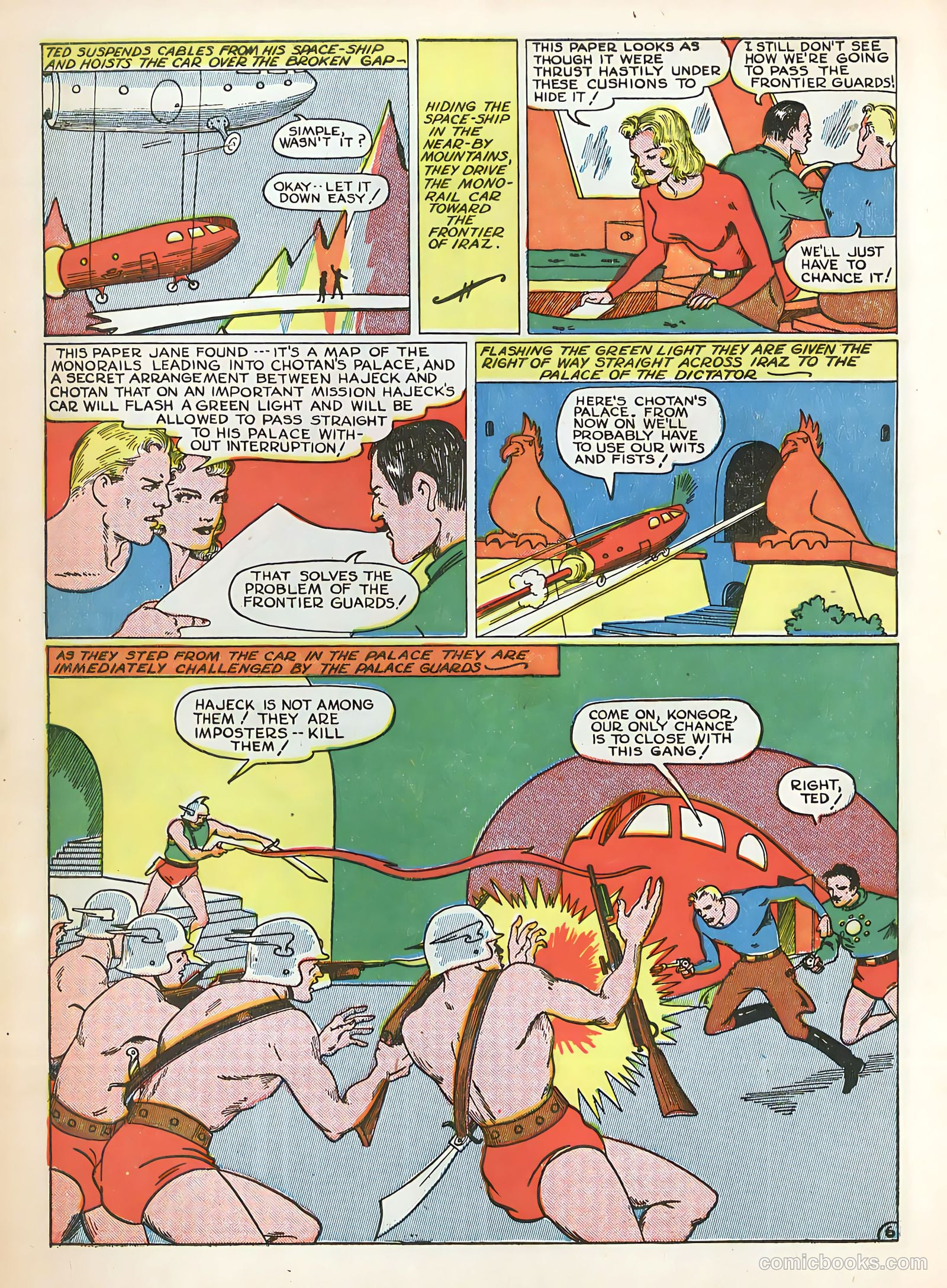 Exciting Comics #8 (1941) — page 16 of 68