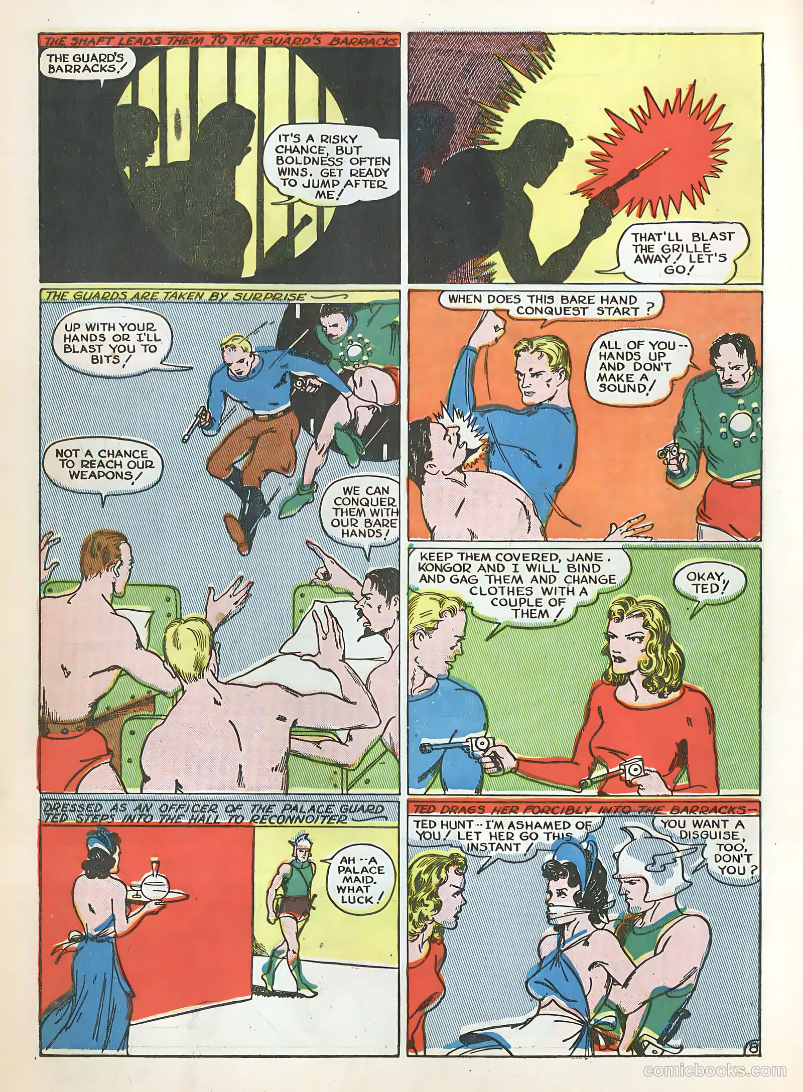 Exciting Comics #8 (1941) — page 18 of 68