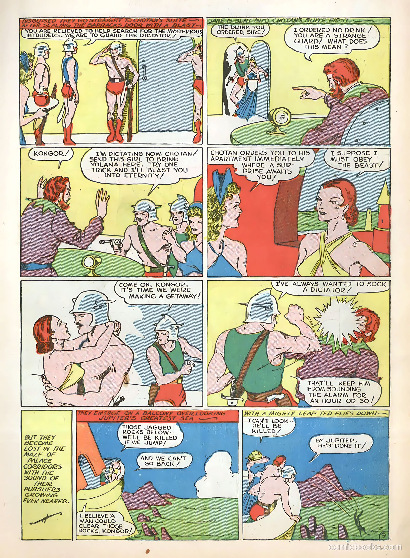 Exciting Comics #8 (1941) — page 19 of 68