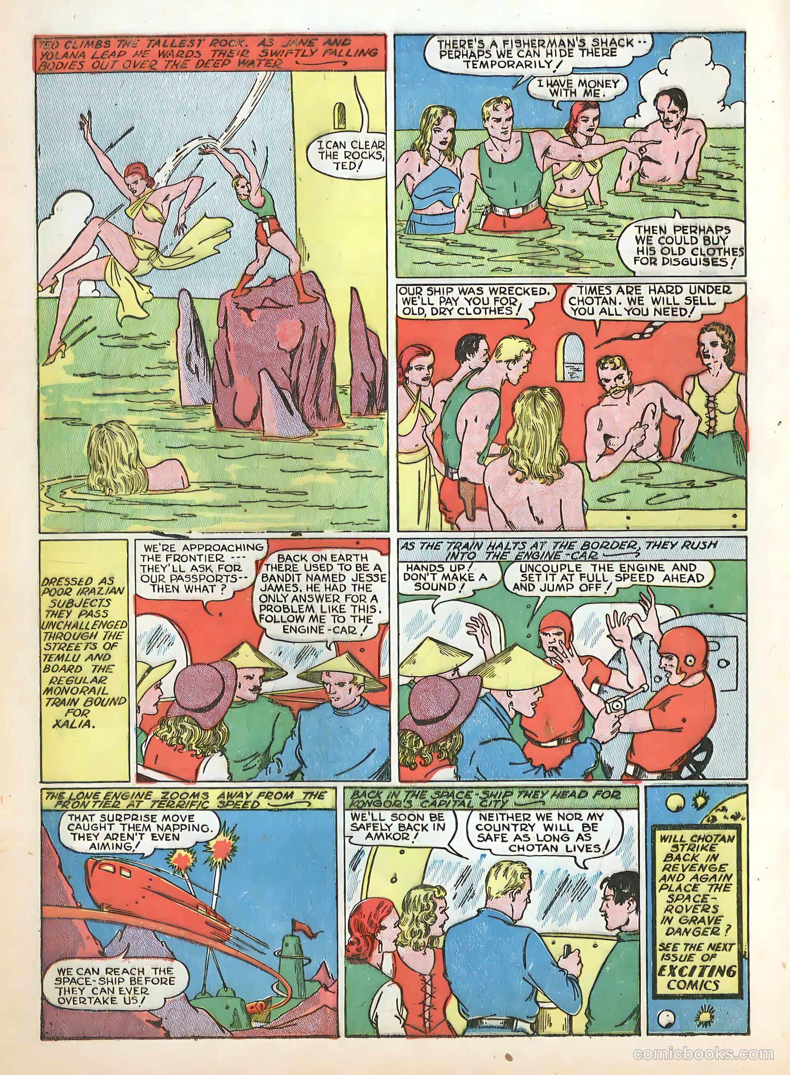 Exciting Comics #8 (1941) — page 20 of 68