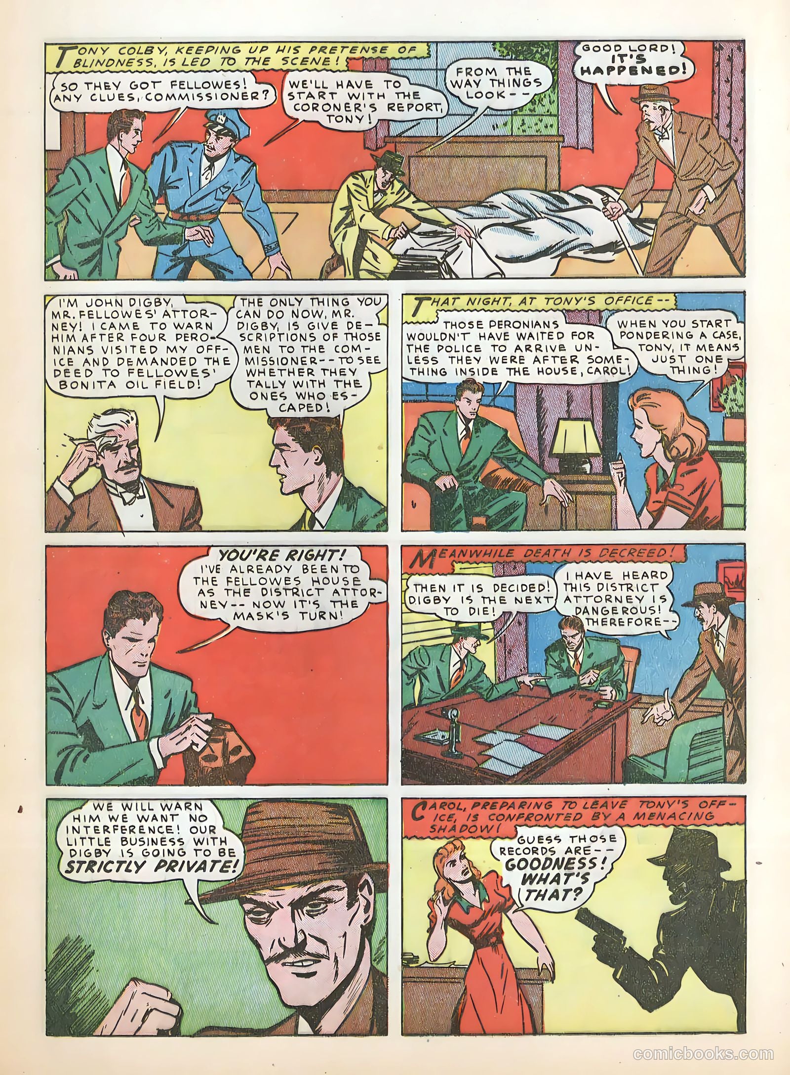 Exciting Comics #8 (1941) — page 22 of 68