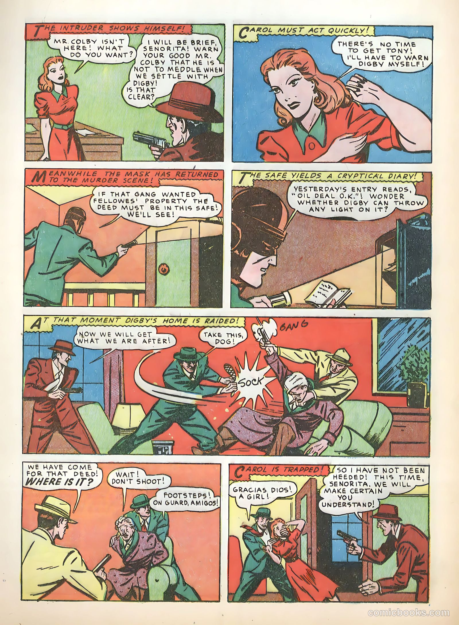 Exciting Comics #8 (1941) — page 23 of 68