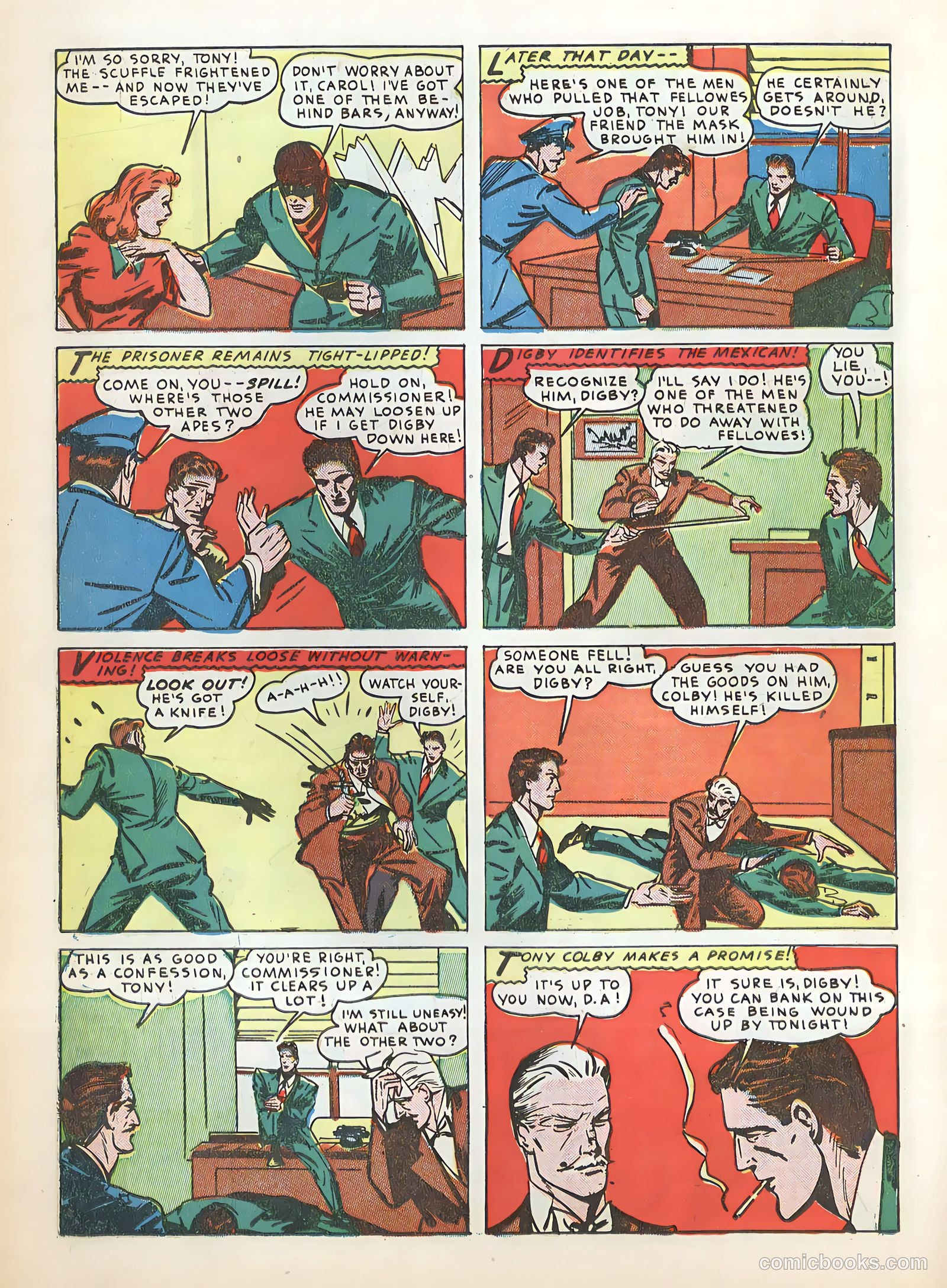 Exciting Comics #8 (1941) — page 26 of 68