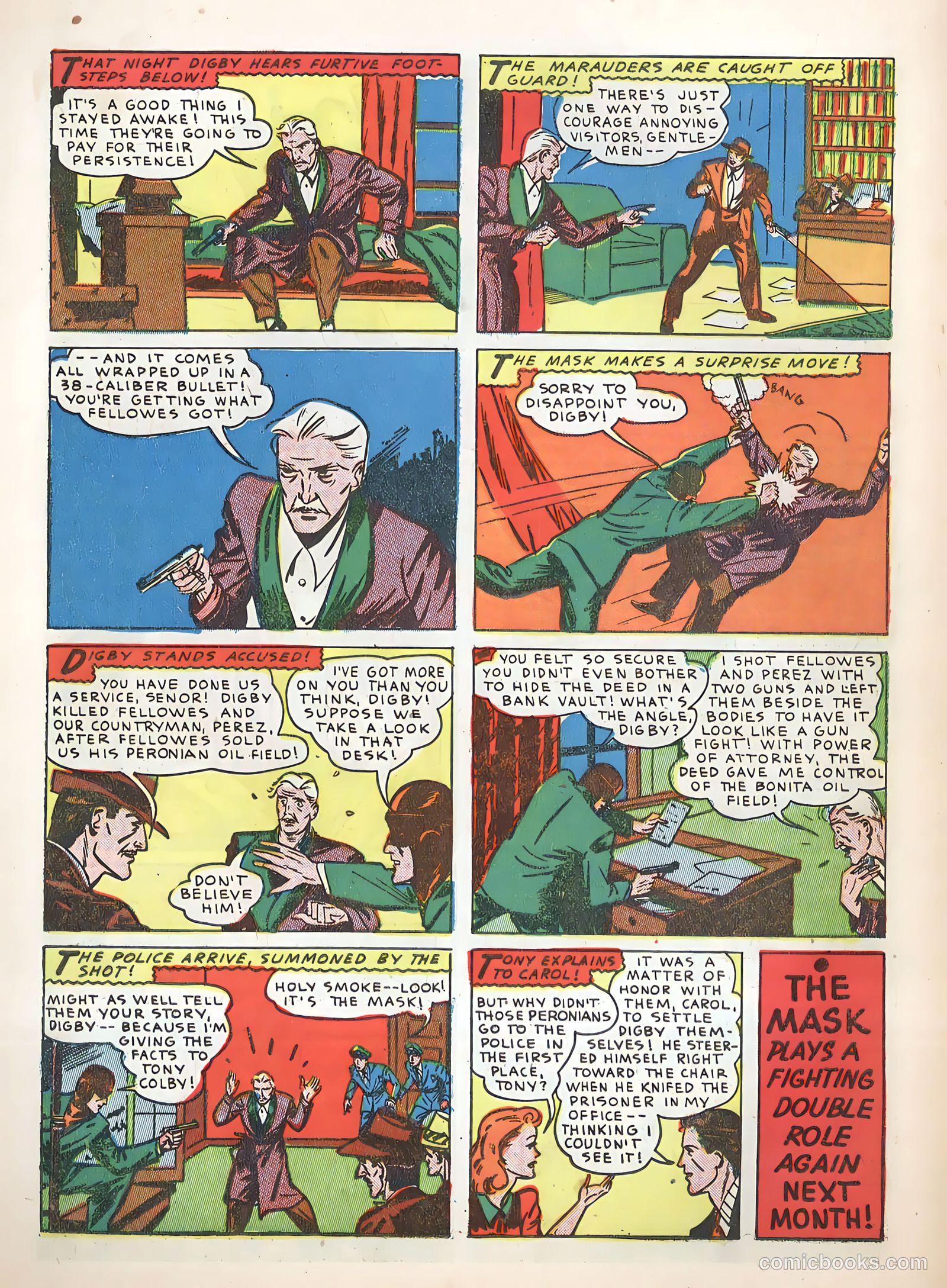 Exciting Comics #8 (1941) — page 27 of 68